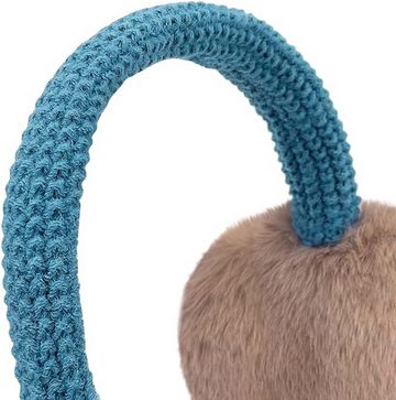 KIKI Ohrenwärmer Jungen Mädchen Ohrenschützer Verstellbare Ohrwärmer mit Tiermuster (1-St)