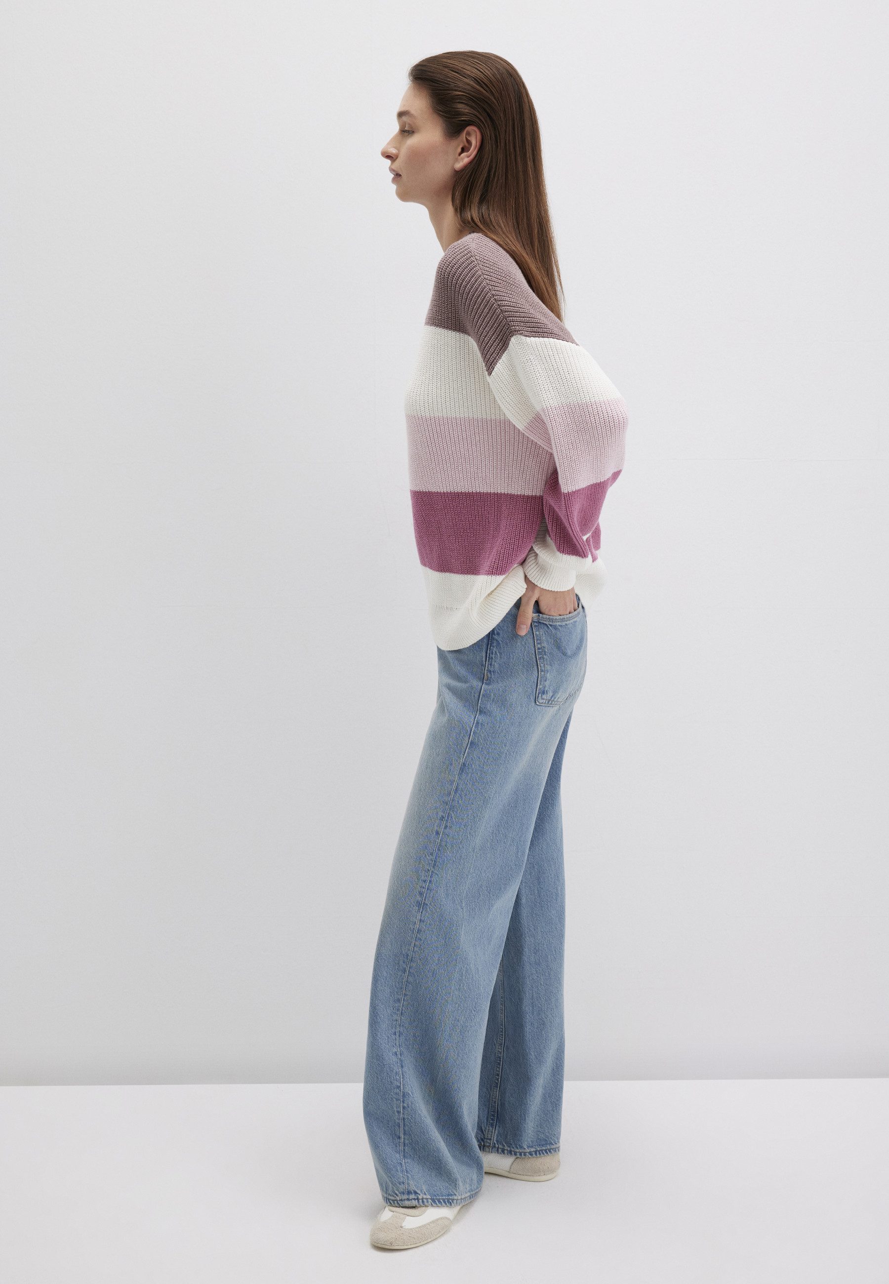 Mavi Longpullover STRIPED SWEATER Gestreifter Pullover günstig online kaufen