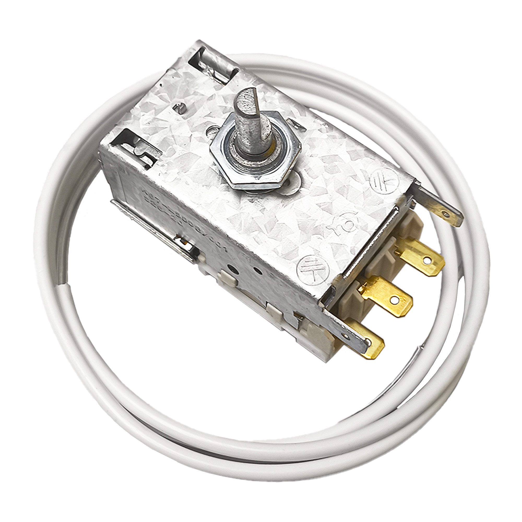 VIOKS Thermodetektor Thermostat K57-L5558 Ranco 900mm Kapillarrohr 3x4,8mm AMP, für Kühlschrank
