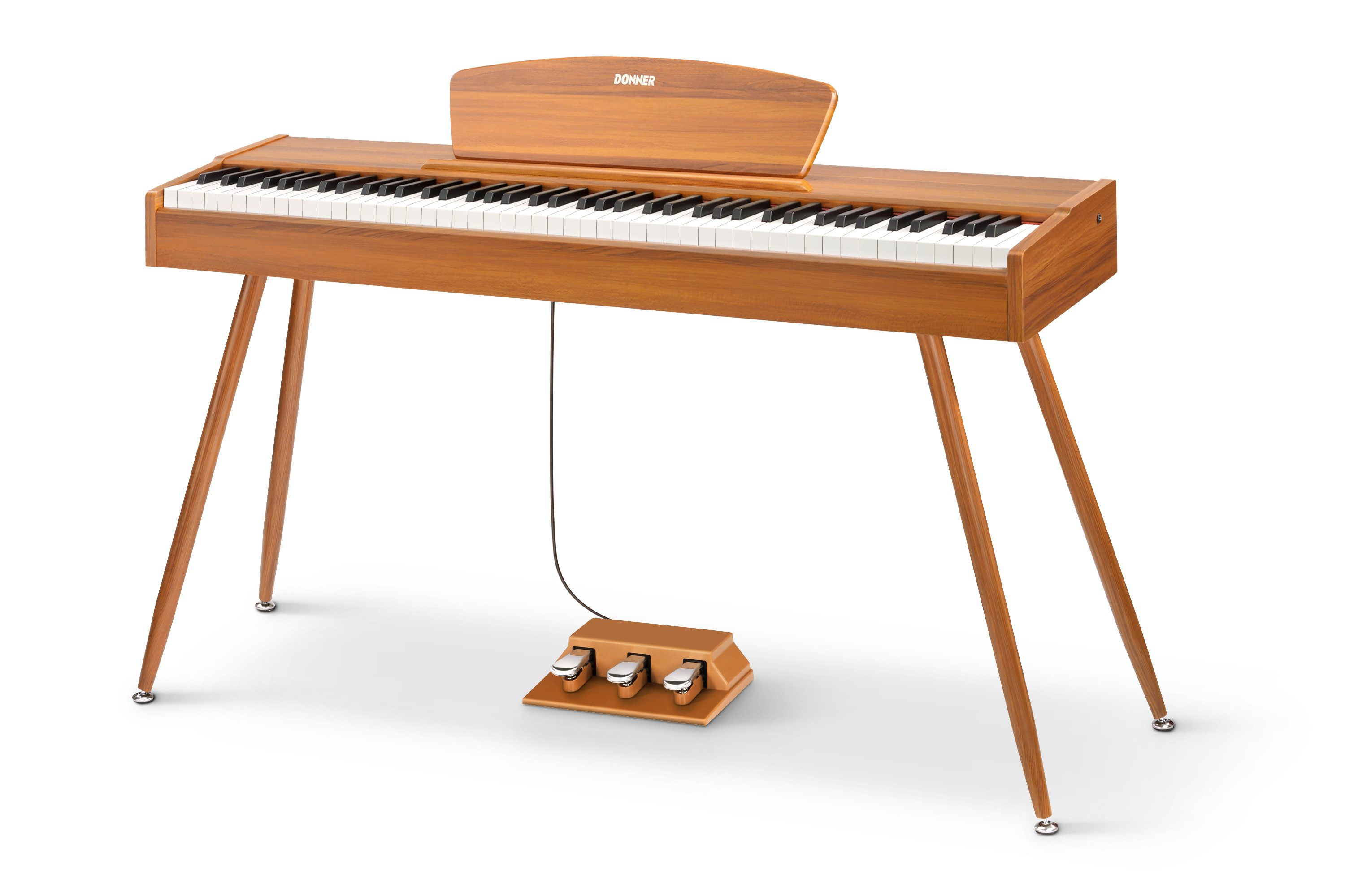 Digitalpiano E-Piano 88 Tasten Hammermechanik digitale Klavier 128Polyphonie DDP-80