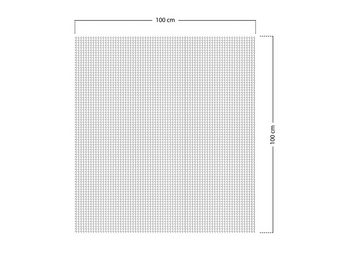 SCHELLENBERG Fliegengitter-Gewebe 50710, mit Klettband, für Fenster, ohne bohren, 100x100 cm, weiß