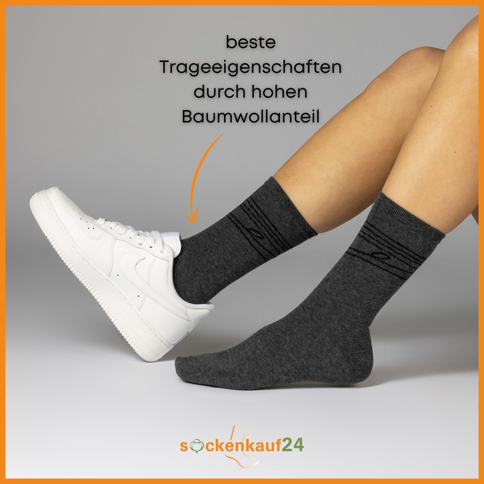 35-38) WP Basicsocken Herzen Socken Baumwolle sockenkauf24 Streifen Maritim Damen Mehrfarbig Punkte (34909, 10 Paar