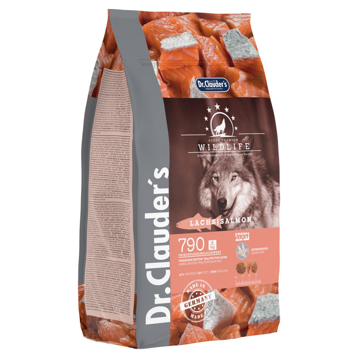 Dr. Clauder's Wildlife Lachs 2 kg, Trockenfutter für: Hund