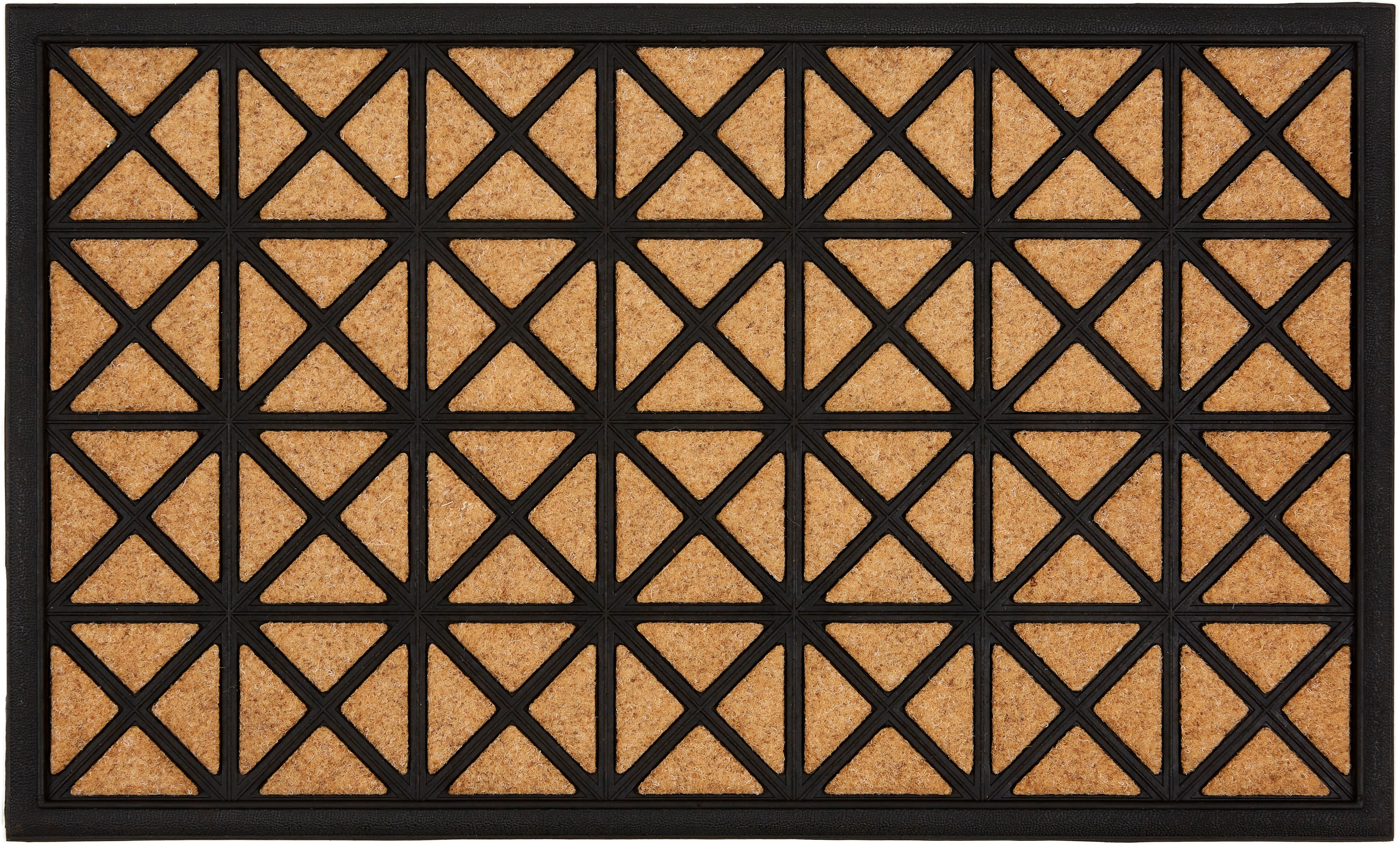 ASTRA Fußmatte Border Graphic, rechteckig, Höhe: 8 mm, Türmatte, Schmutzfangmatte, rutschfest, In und Outdoor