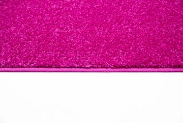 Kinderteppich Kinderteppich Sterne Pink Creme, TeppichHome24, rechteckig, Höhe: 0.9 mm