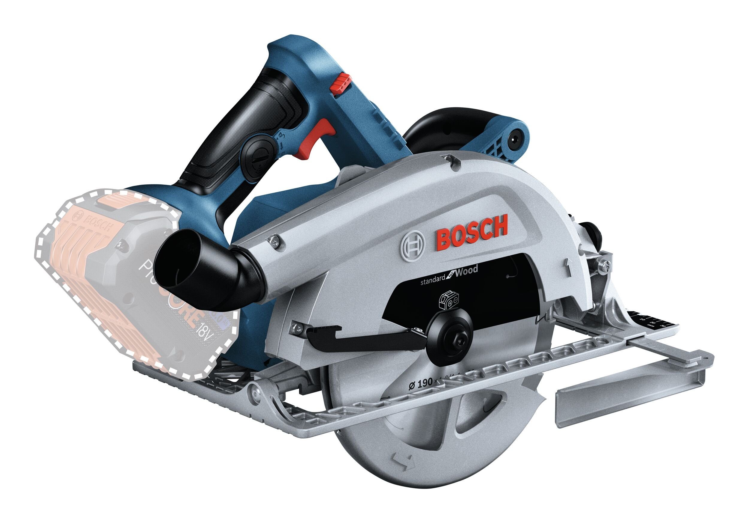 Bosch Professional Akku-Handkreissäge GKS 18V-68 C, Kreissäge BITURBO Ohne Akku - im Karton