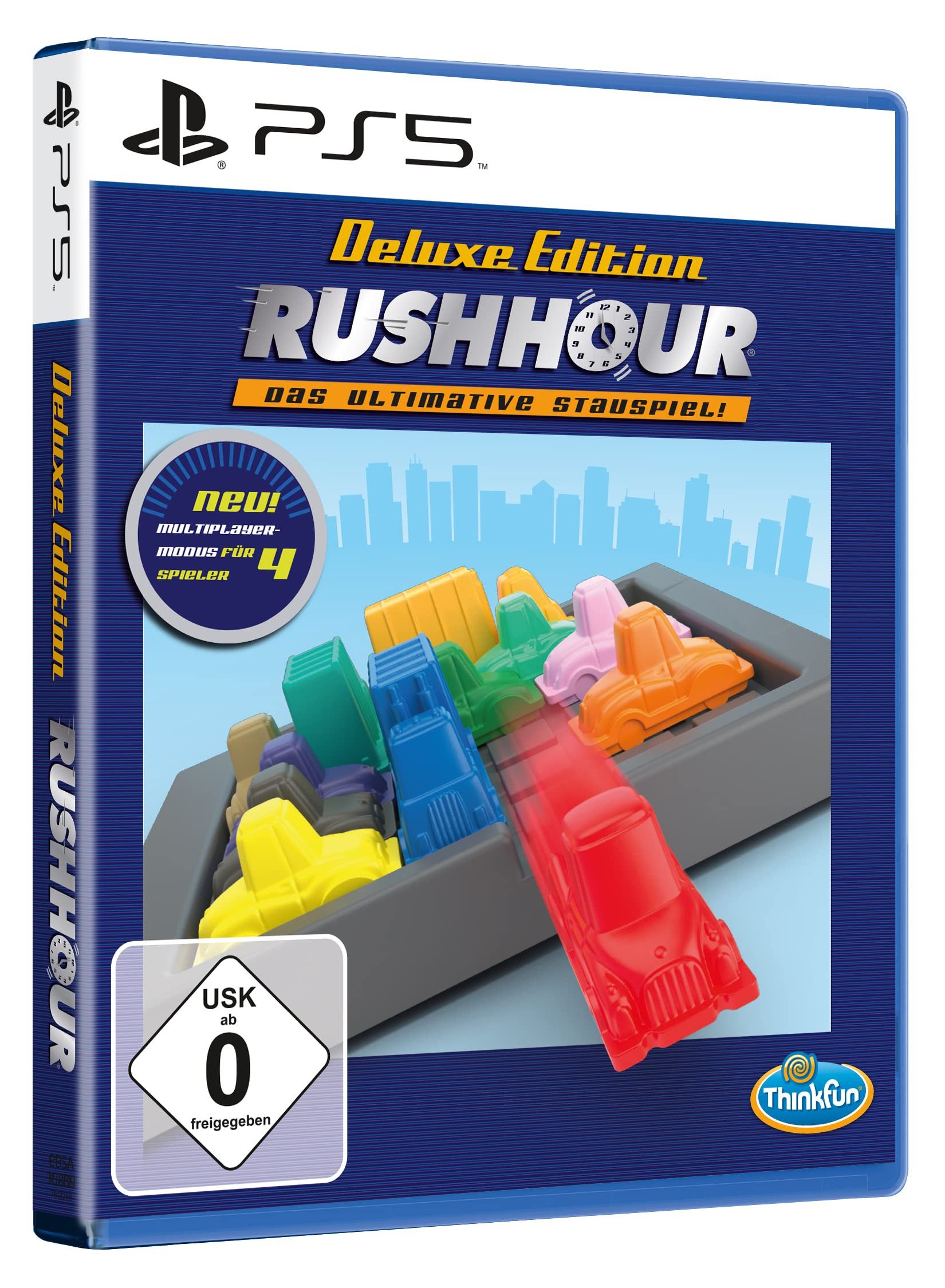 Rush Hour von ThinkFun - Das ultimative Stauspiel - Deluxe Edition (Blu-ray Disc), PlayStation 5