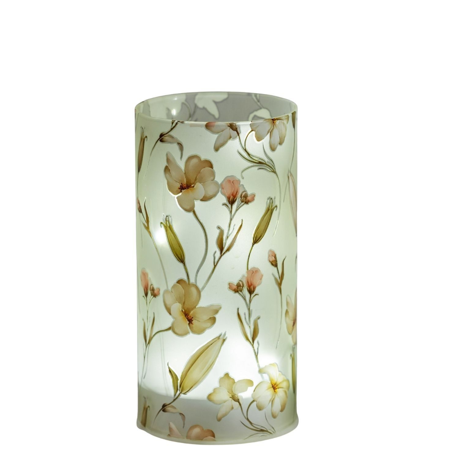 formano Nachttischlampe Blütentraum, mit Timerfunktion, transparent, Motiv: Blumen