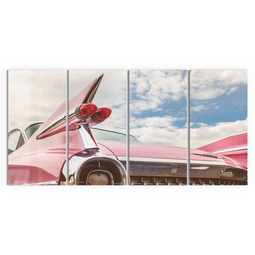 DEQORI Glasbild 'Der 59er Cadillac', 'Der 59er Cadillac', Glas Wandbild Bild schwebend modern