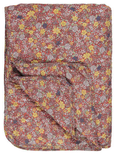 Tagesdecke »Decke Quilt Tagesdecke Überwurf Blumenmuster Rose 180x130cm Ib Laursen 07993-37«, Ib Laursen