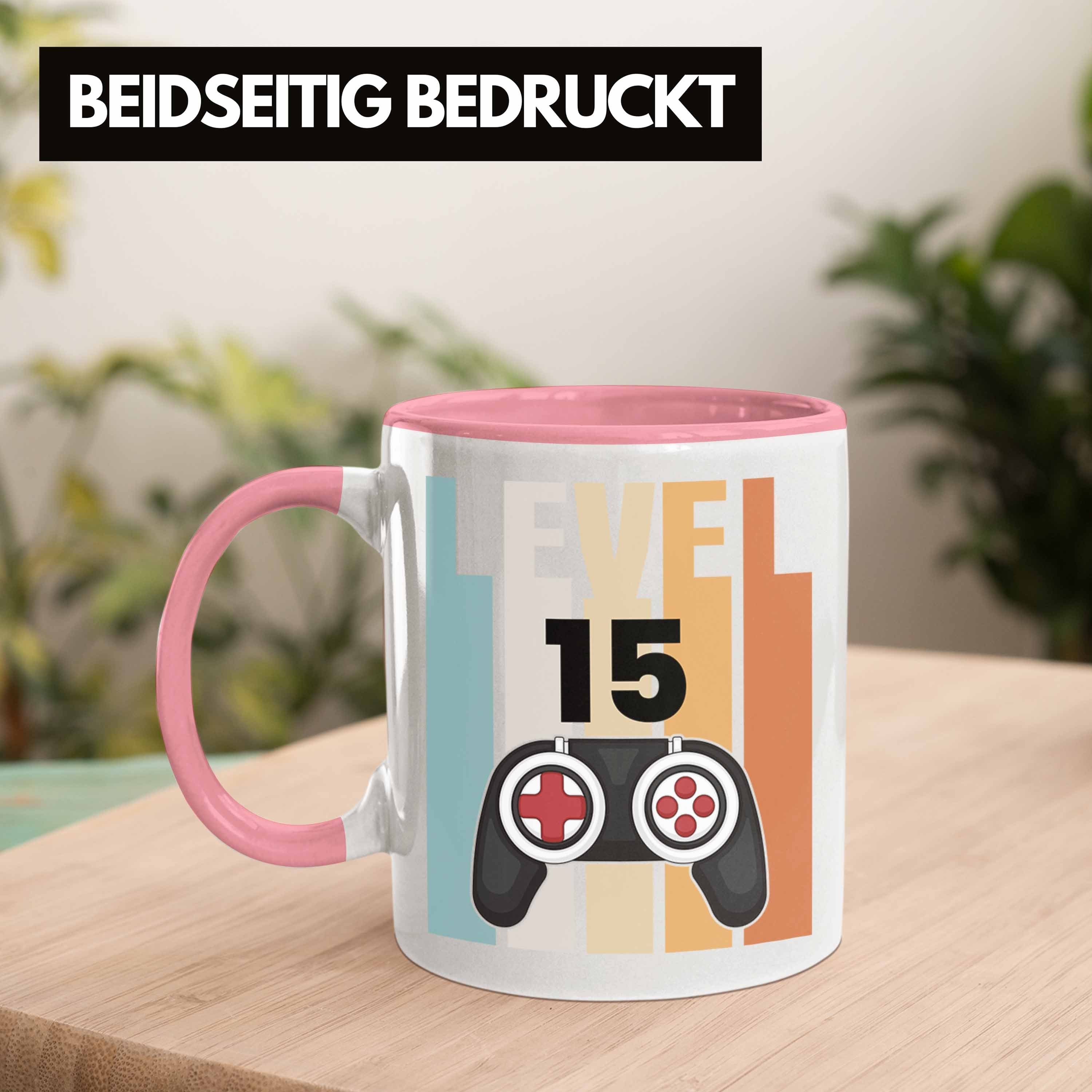 Gamer Tasse zum - Jungs Trendation Jungen Geburtstag Rosa Trendation 15. Geschenkidee Tasse