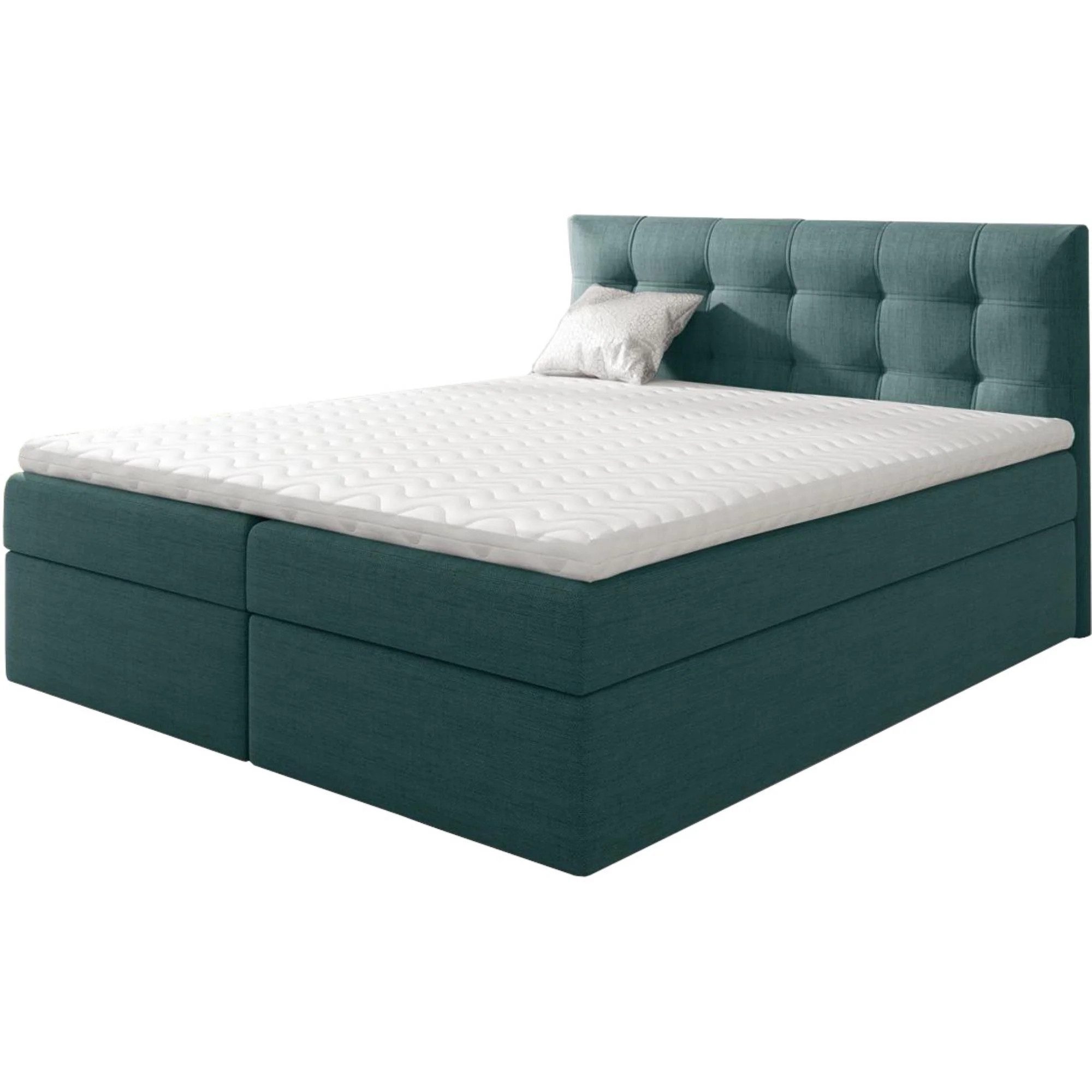 Beautysofa Boxspringbett Kontinentales mit Bettkasten TOPIQ (Bett für Schla günstig online kaufen