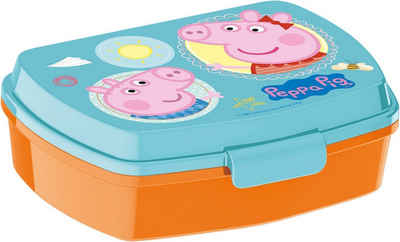 Peppa Pig Lunchbox PEPPA WUTZ Brotdose Kinder Lunchbox Kita, Schule, Kindergarten, Brotzeitdose