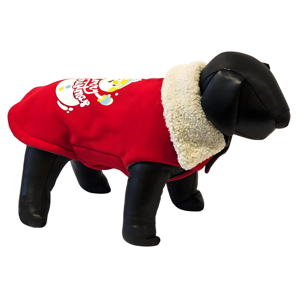 Nobby Hundepullover Xmas Hundepullover Snowman rot