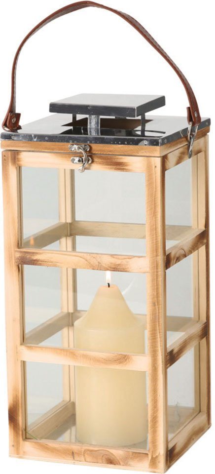 BOLTZE Kerzenlaterne »Kingston« (Set, 2 Stück), Höhe ca. 30 cm und 43 cm-kaufen