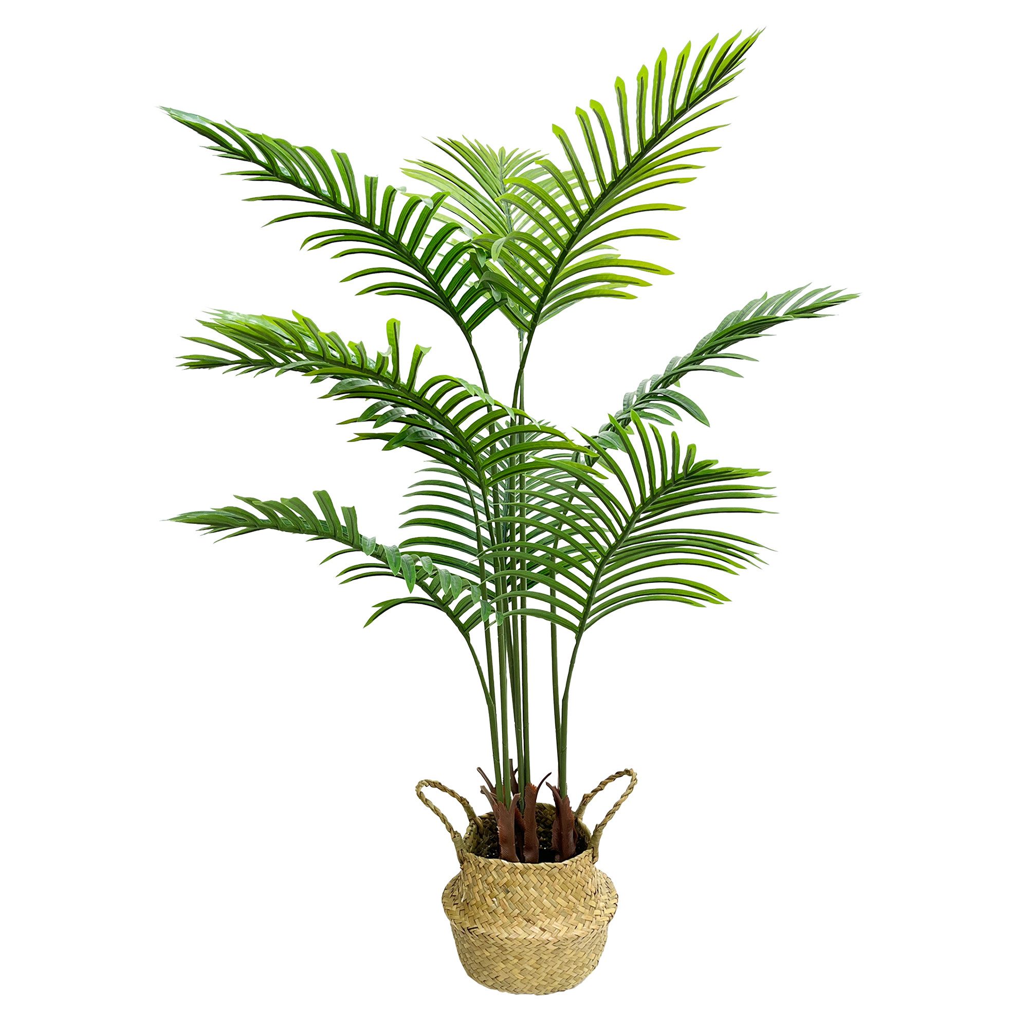 Kunstbaum Kunstpflanzen groß kunstpalme künstliche Pflanze, Höhe 120 cm/160 cm Palme, SEHAUSEU, Höhe 120 cm