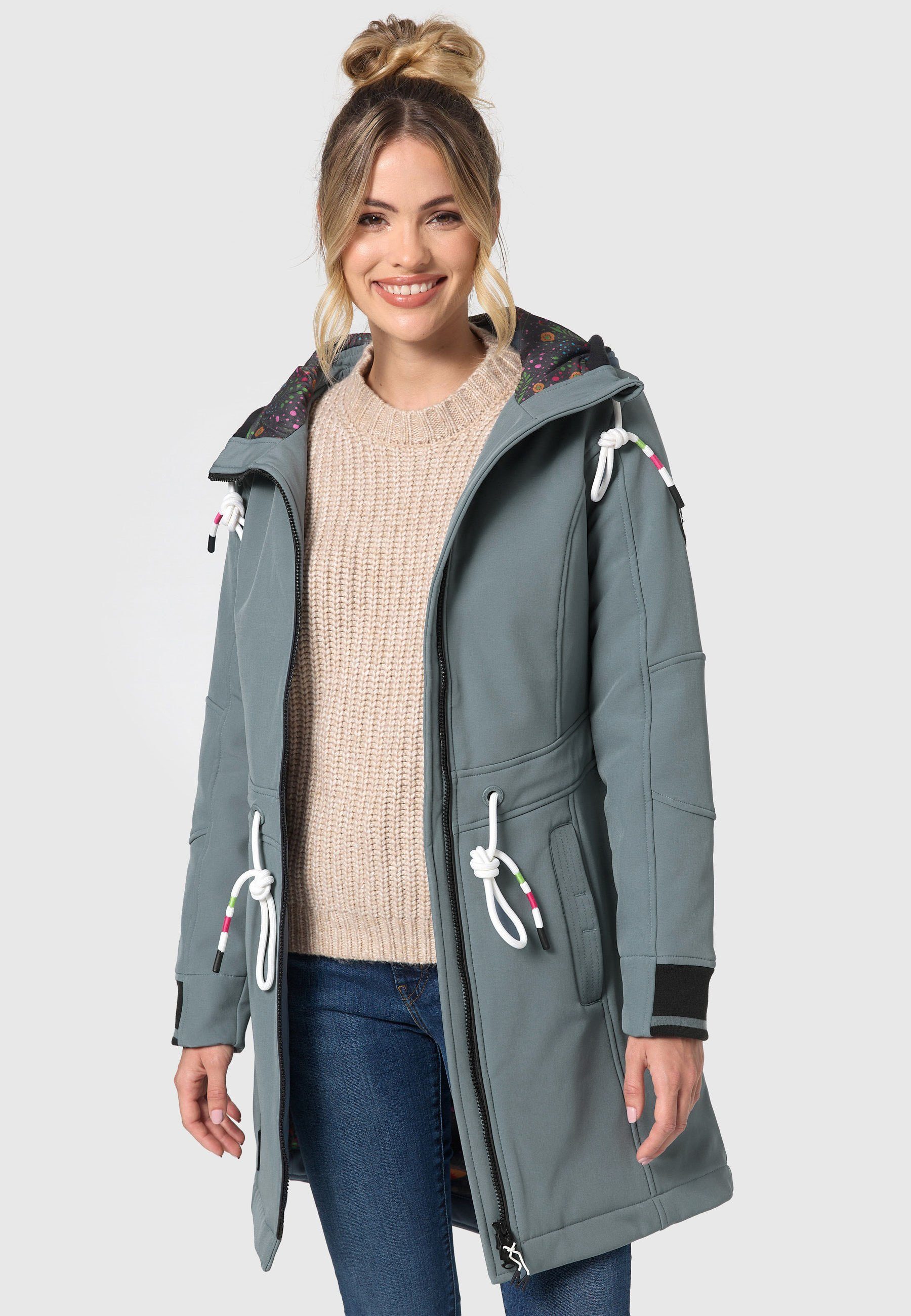 Marikoo Softshelljacke Mount Furnica mit hochschließendem Kragen – Bild 4 von 5