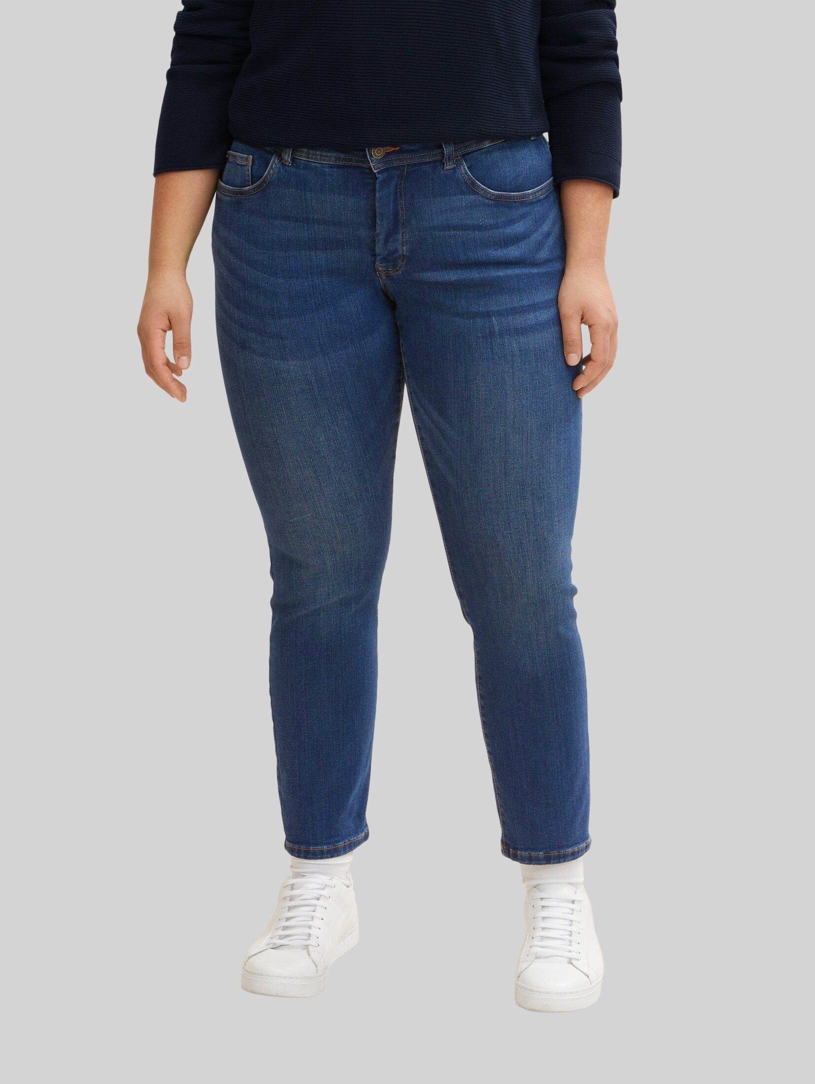 TOM TAILOR PLUS Slim-fit-Jeans Jeanshosen Plus Size - TTPLUS SLIM Jeans
