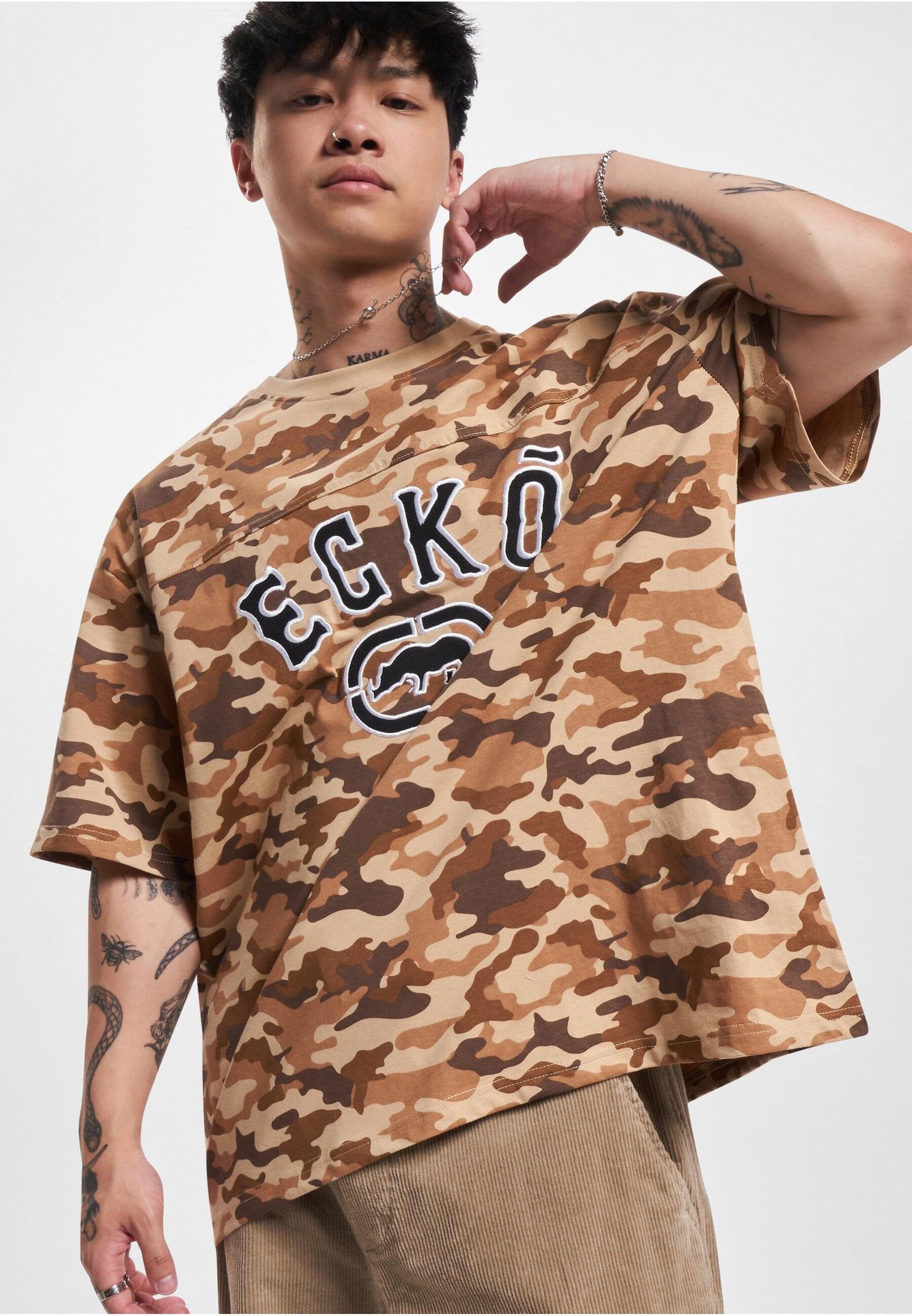 Tshirt Ecko Unltd. Unltd. Ecko Herren T-Shirt BBall camouflage/camel/brown (1-tlg)
