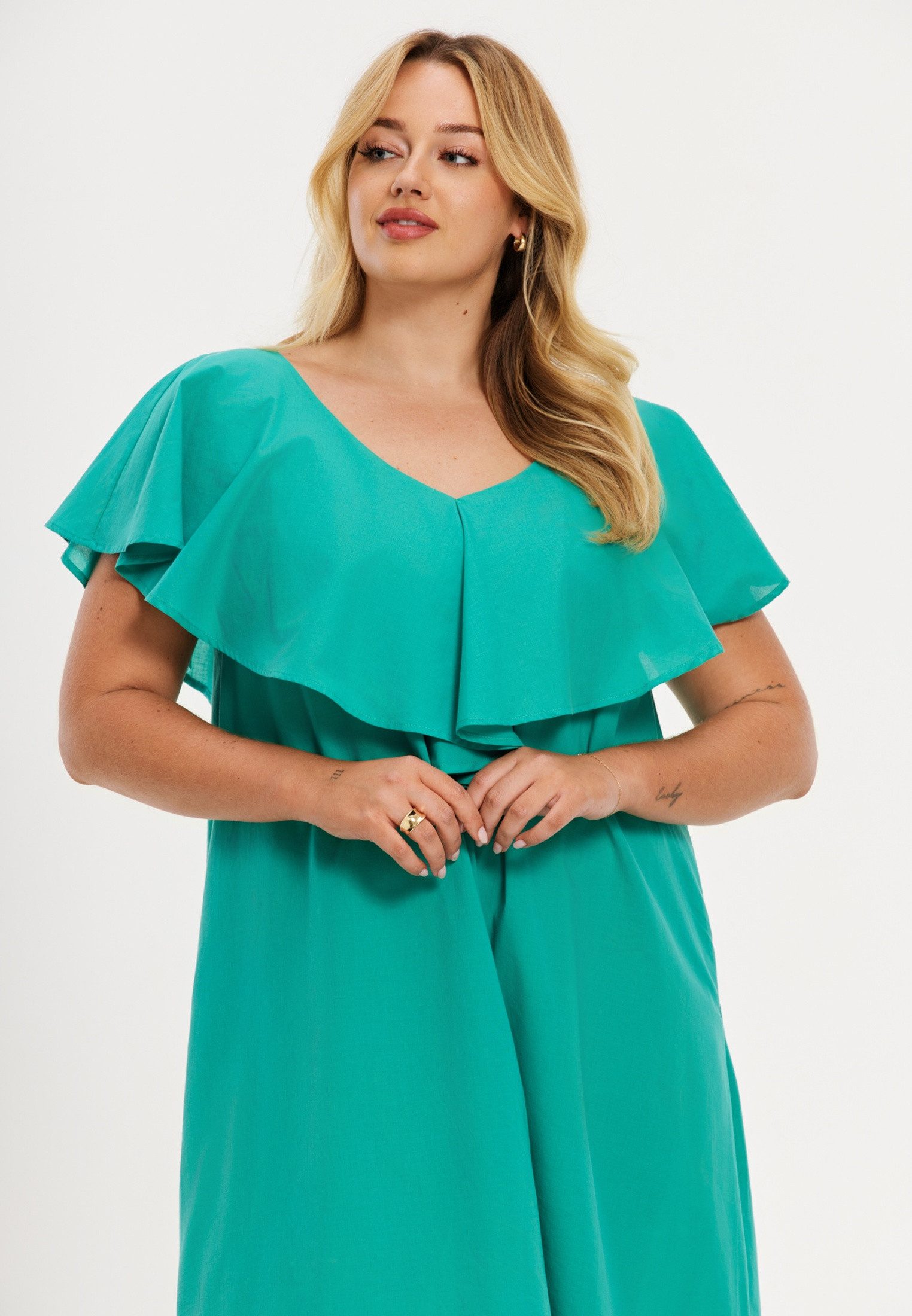 YOEK A-Linien-Kleid Damen Kleid ärmellos günstig online kaufen