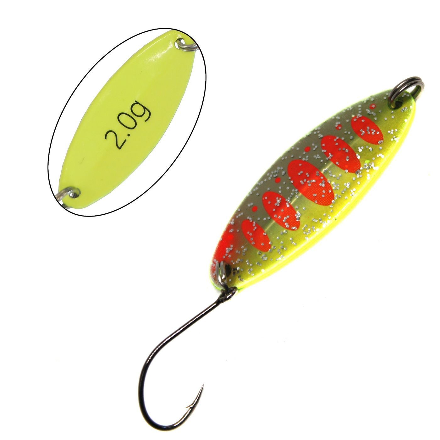 Kunstköder Paladin Trout Spoon 3,3cm 2g - Blinker zum Forellenangeln