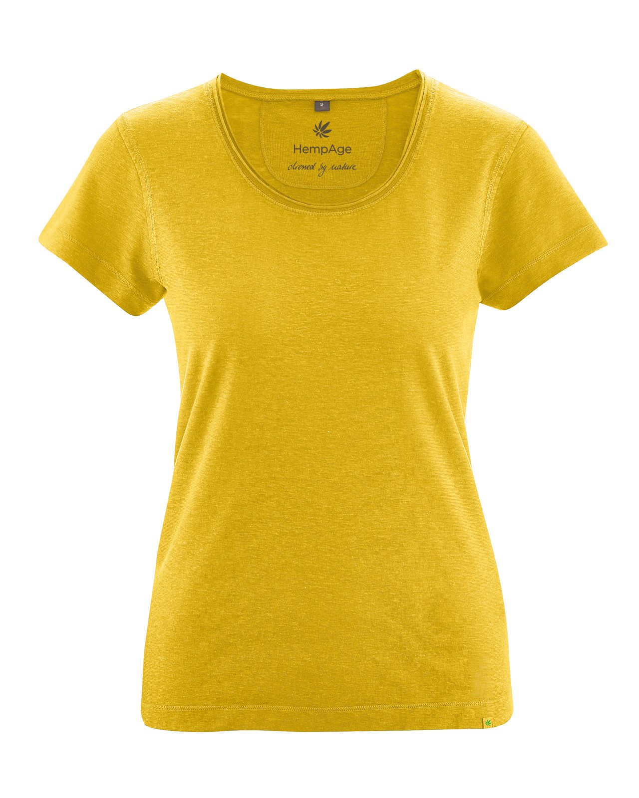 T-Shirt Luftiges T-Shirt Hanf/Biobaumwolle Normal Fit