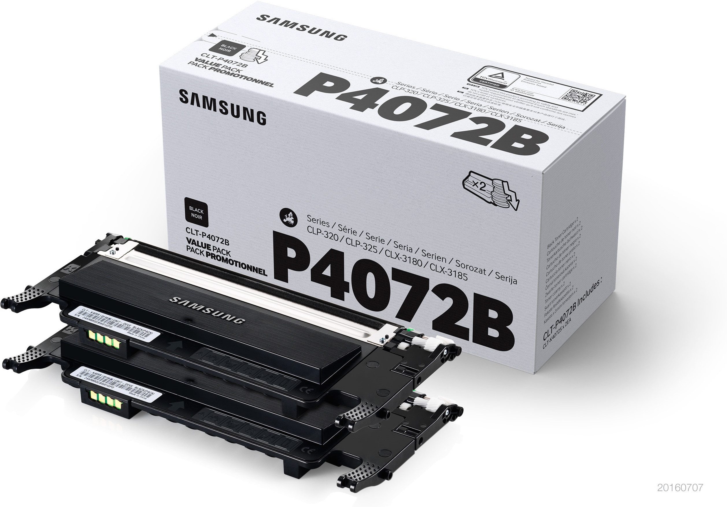 HP Tonerkartusche HP Inc. SU381A HP ersetzt Samsung CLT P4072B 2er Pack Schwarz
