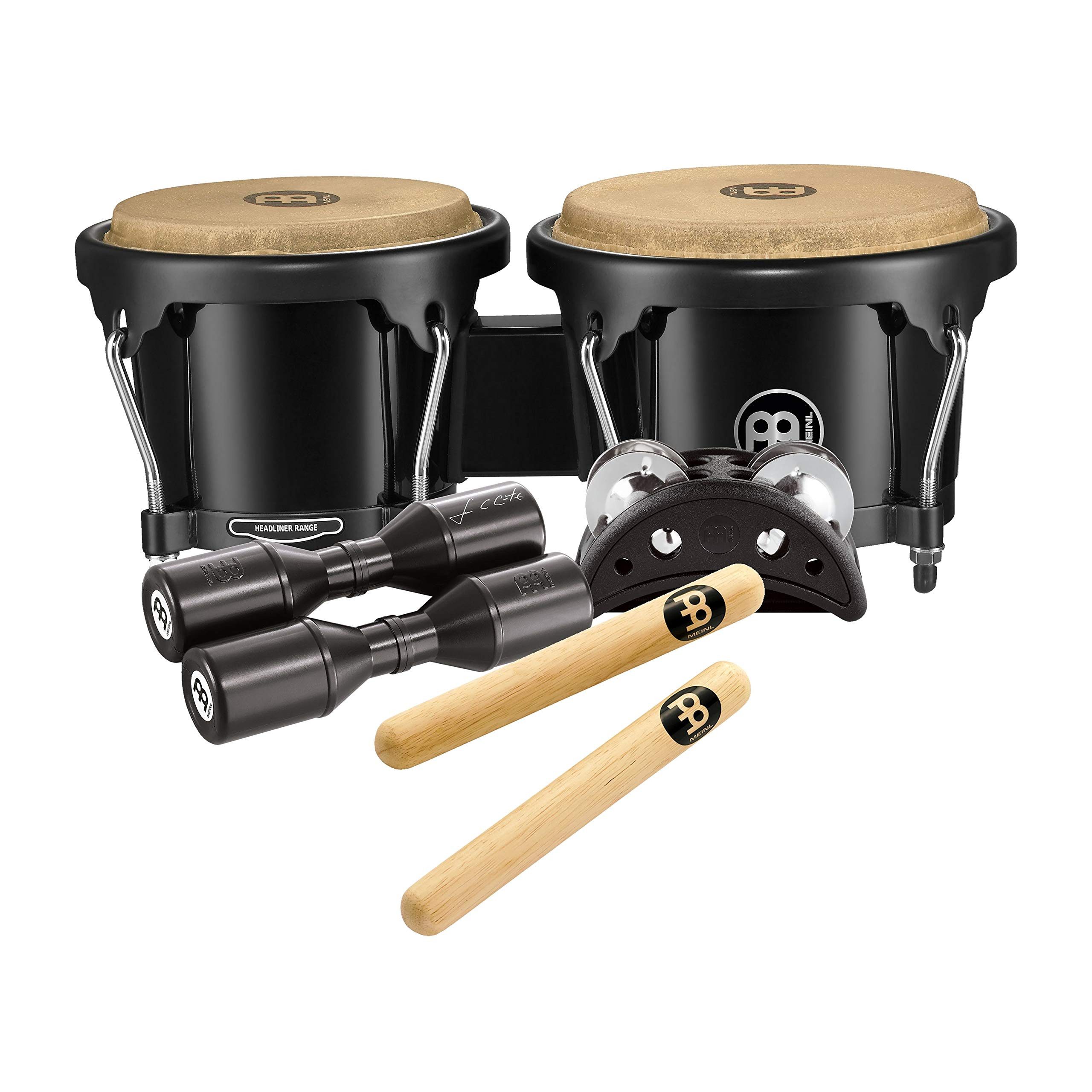 Meinl Percussion Bongo,BPP-1 Bongo Percussion Pack, Percussion, Bongos, BPP-1 Bongo & Percussion Pack - Bongo