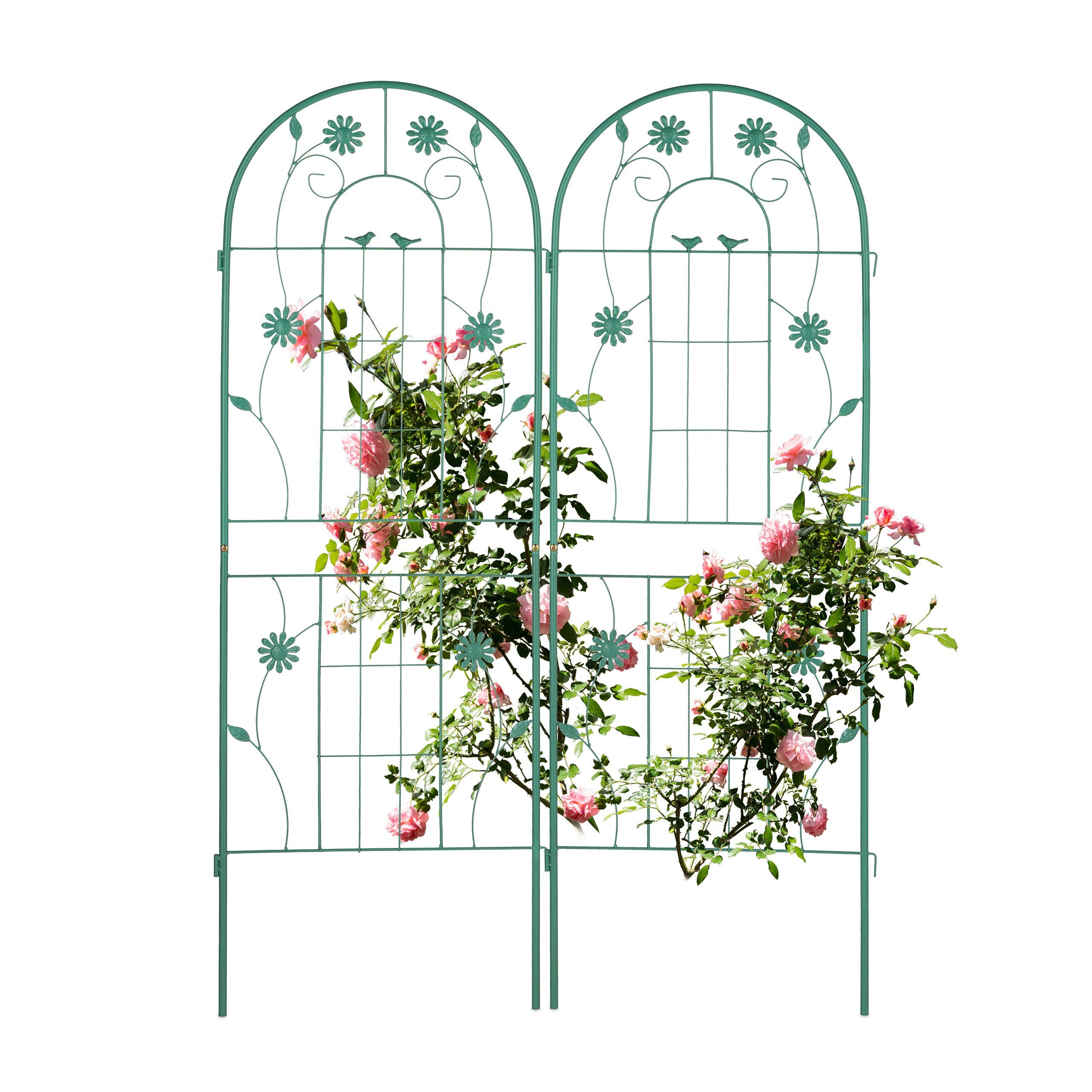 relaxdays Rankgitter im 2er Set 150 cm, 2 St.