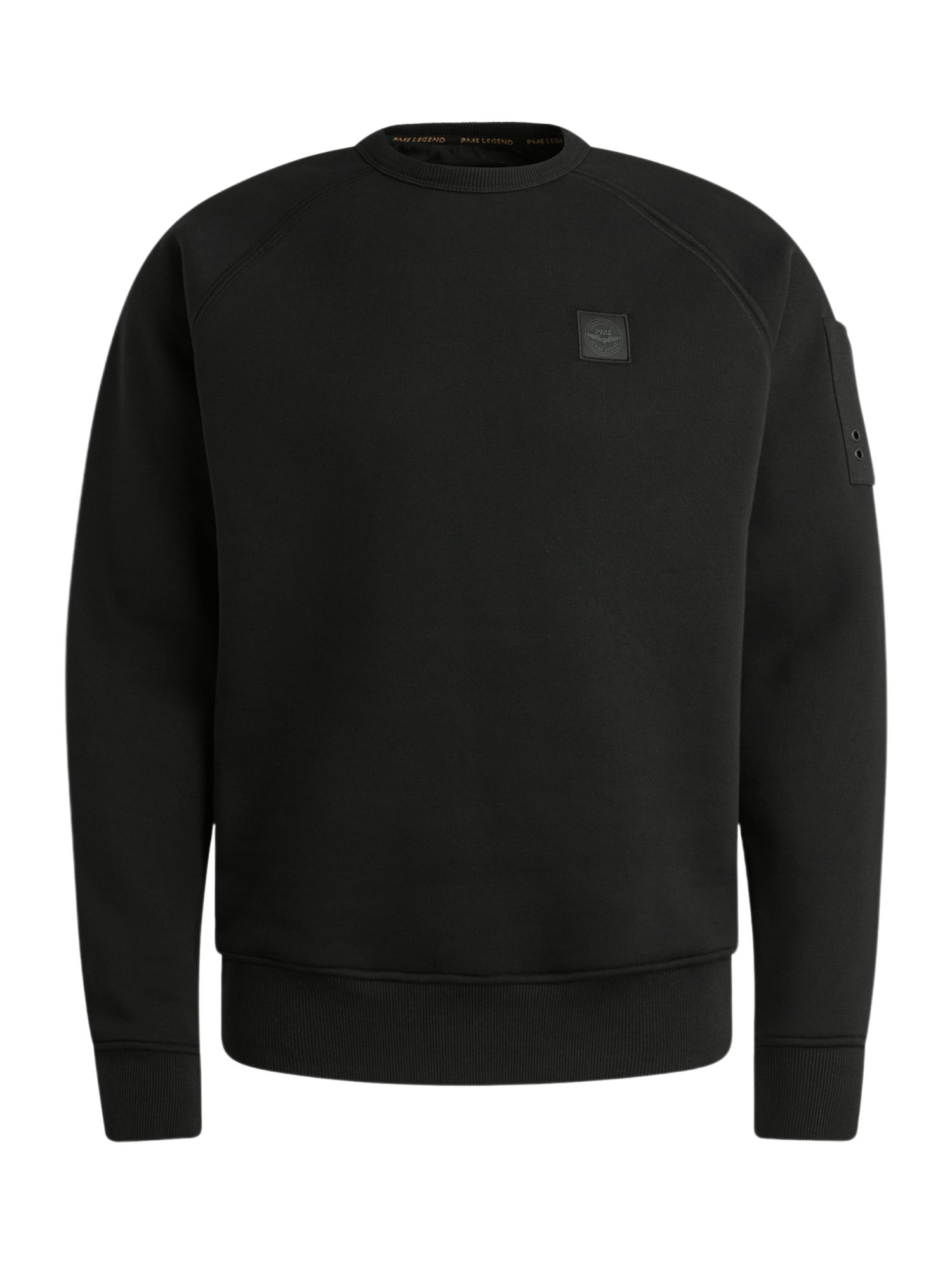 PME LEGEND Strickpullover OUTLET schwarz,Casual,Baumwolle,Unifarben,Rundhals,Lang,Regular Fit