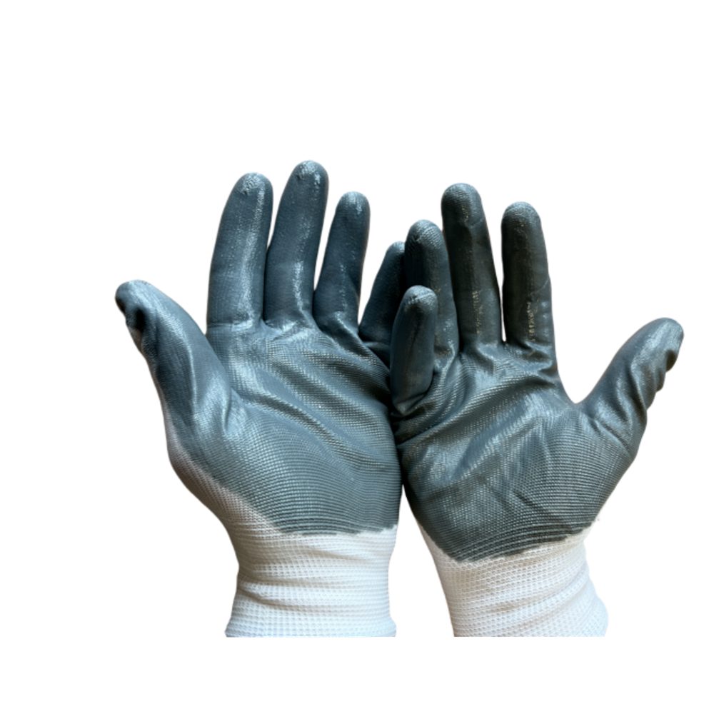 Arbeitshandschuhe Arbeitshandschuhe - Schutzhandschuhe Nylon K028 Grau Größe 10