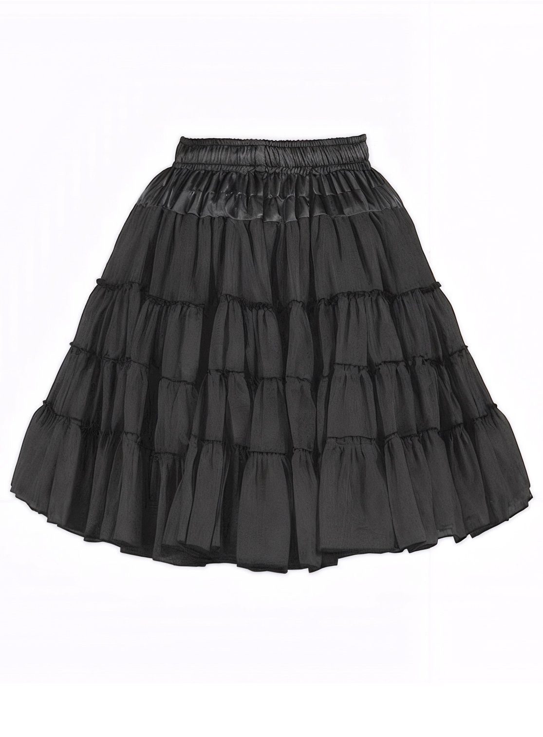 thetru Kostüm Petticoat Deluxe schwarz 2-lagig, Mittellanger Unterrock in z günstig online kaufen