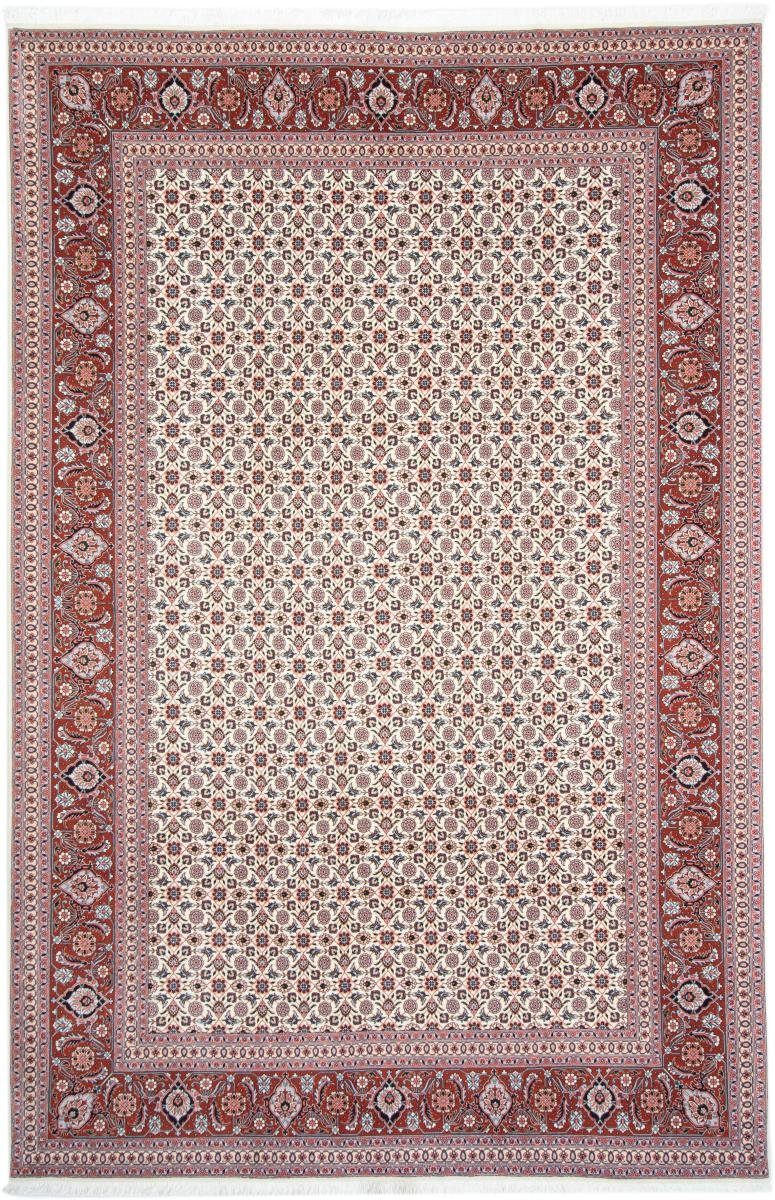 Perserteppich, 50Raj Täbriz Orientteppich Handgeknüpfter Orientteppich 204x307 mm Höhe: 7 rechteckig, Trading, / Nain