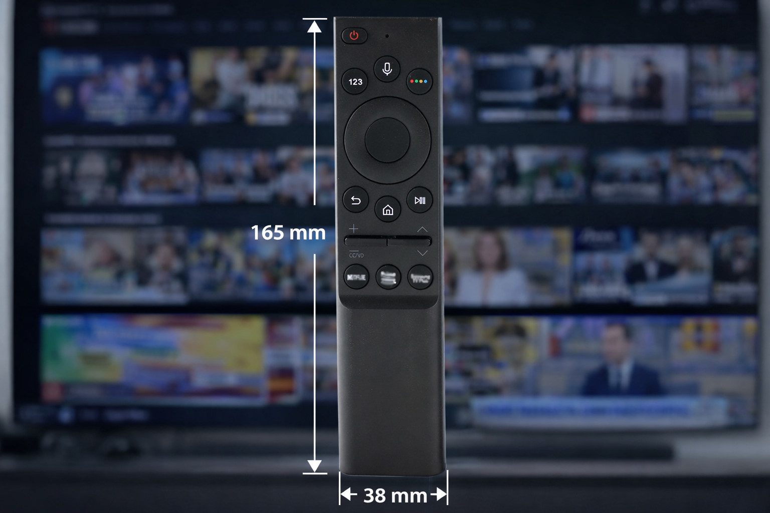 azurano Ersatz für SAMSUNG BN59-01363A TM2180A VOICE Universal-Smart-TV-Fernbedienung (mit Sprachsteuerung)