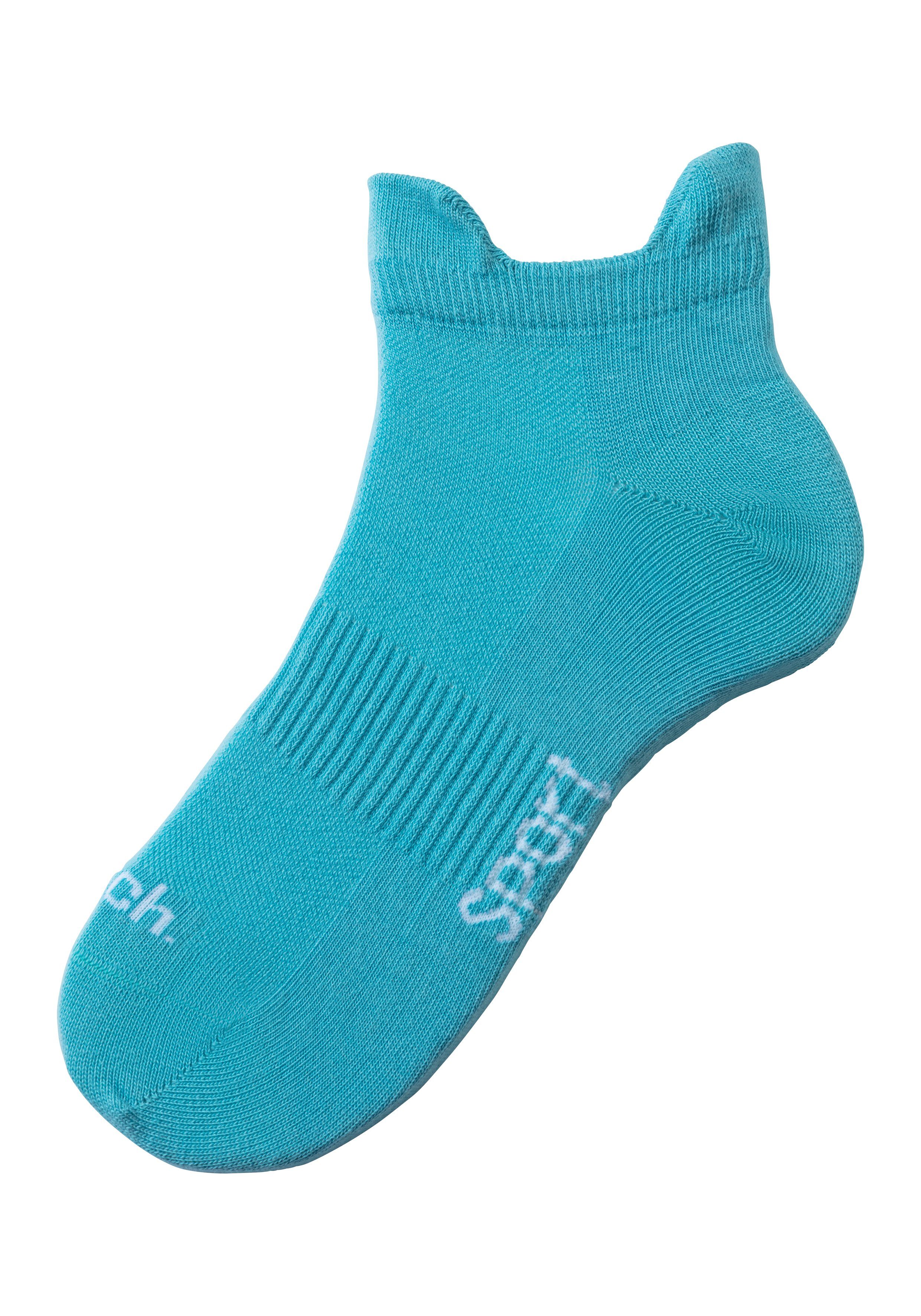 Bench. Sneakersocken (Packung, 6-Paar) mit feiner Mesh Konstruktion und Mittelfußgummi
