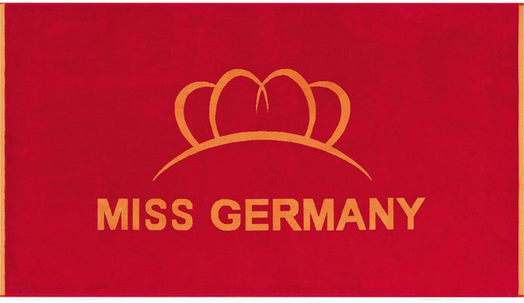 Miss Germany Strandtuch Miss Germany, Velours günstig online kaufen
