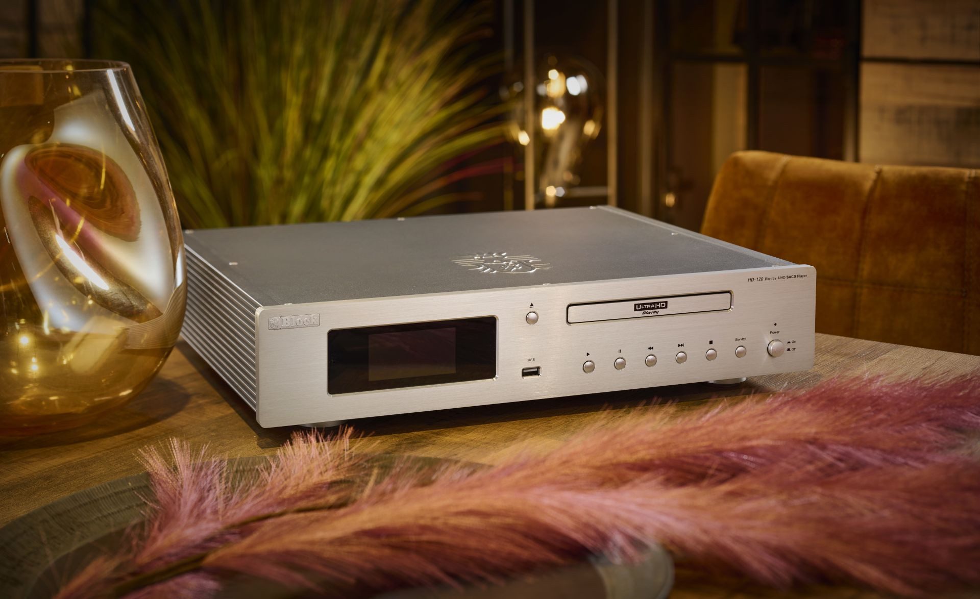 Block Block HD-120 4K Blu-ray Player mit SACD, HDR10, XLR, Dual HDMI Blu-ray-Player