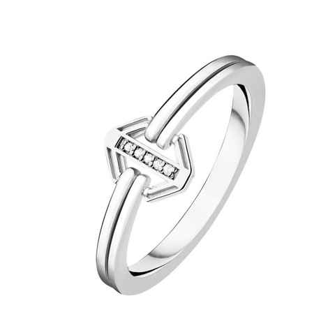 THOMAS SABO Fingerring Thomas Sabo Damen-Damenring 925er Silber Diamant