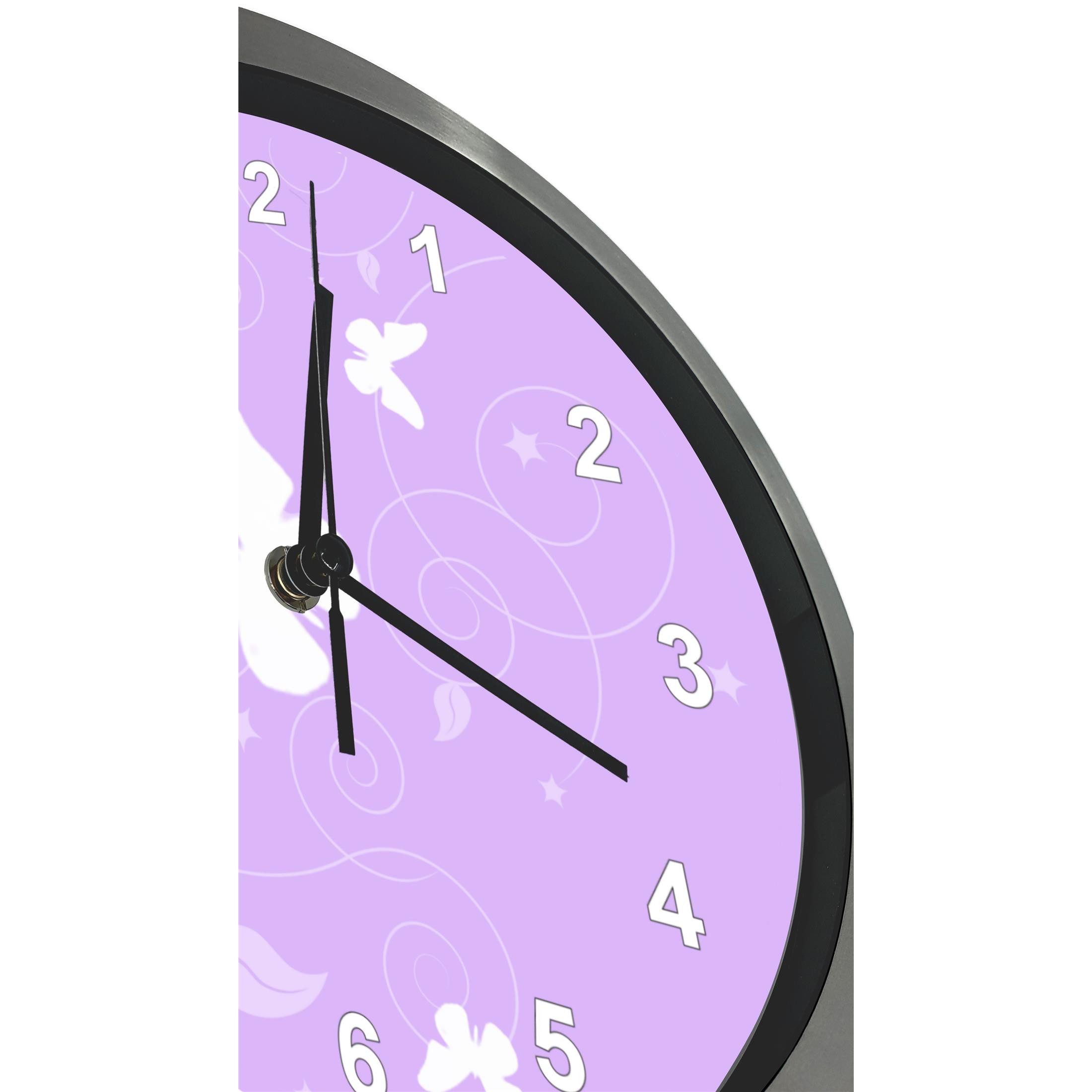 CreaDesign Funkwanduhr (geräuscharmes Uhrwerk)