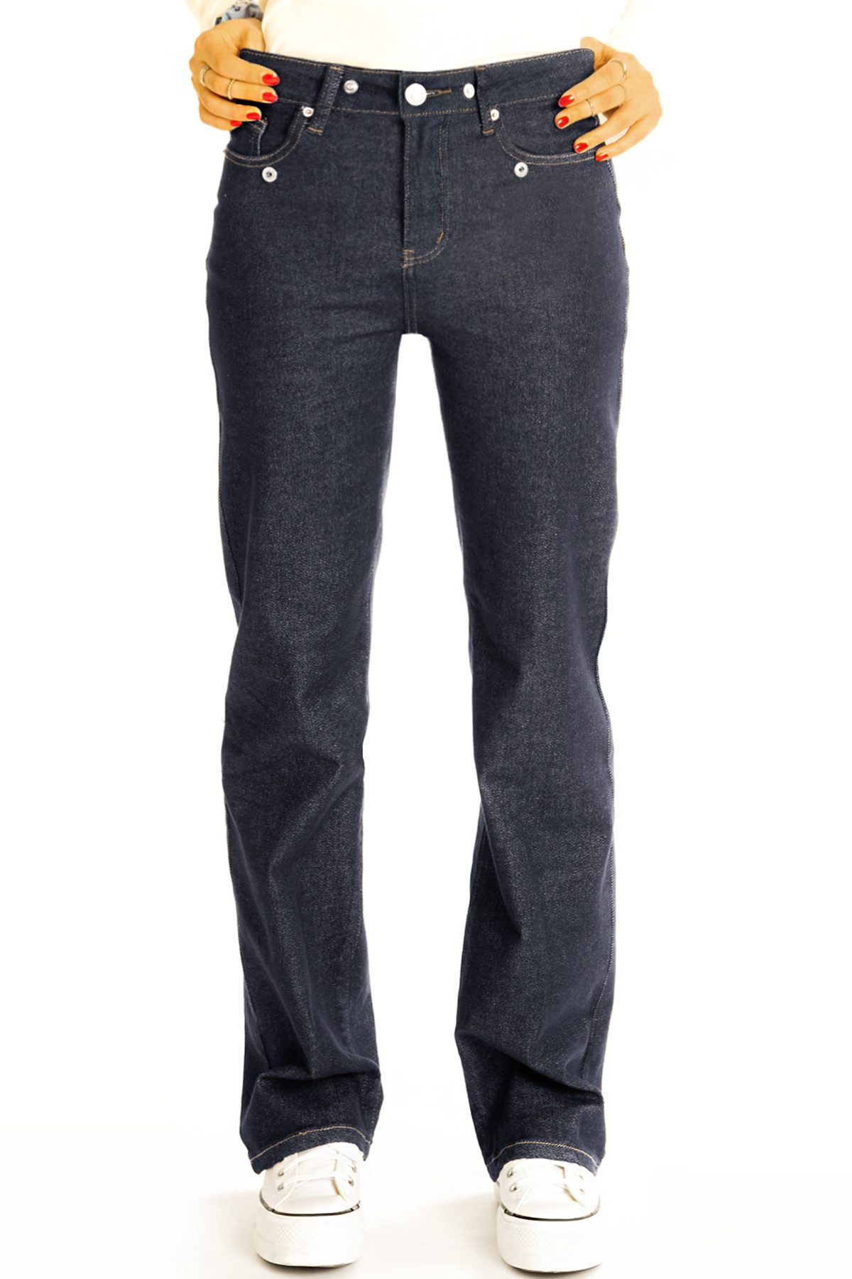 be styled Bootcut-Jeans Medium waist Bootcut Jeanshose legere Stretchjeans - Damen - j44k