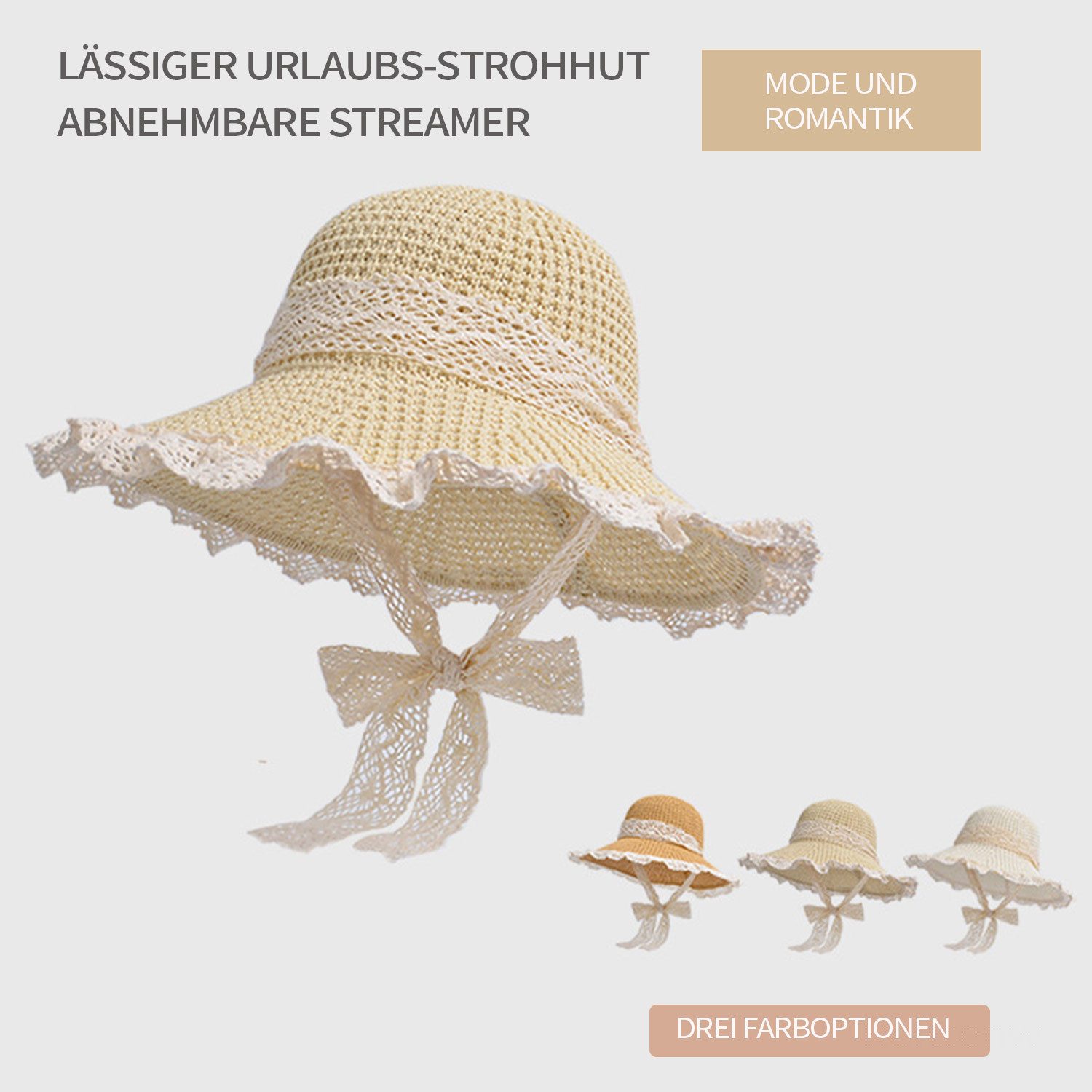 Refttenw Sonnenhut Damen Jahrgang Strand Sonnenhut,Sommer günstig online kaufen