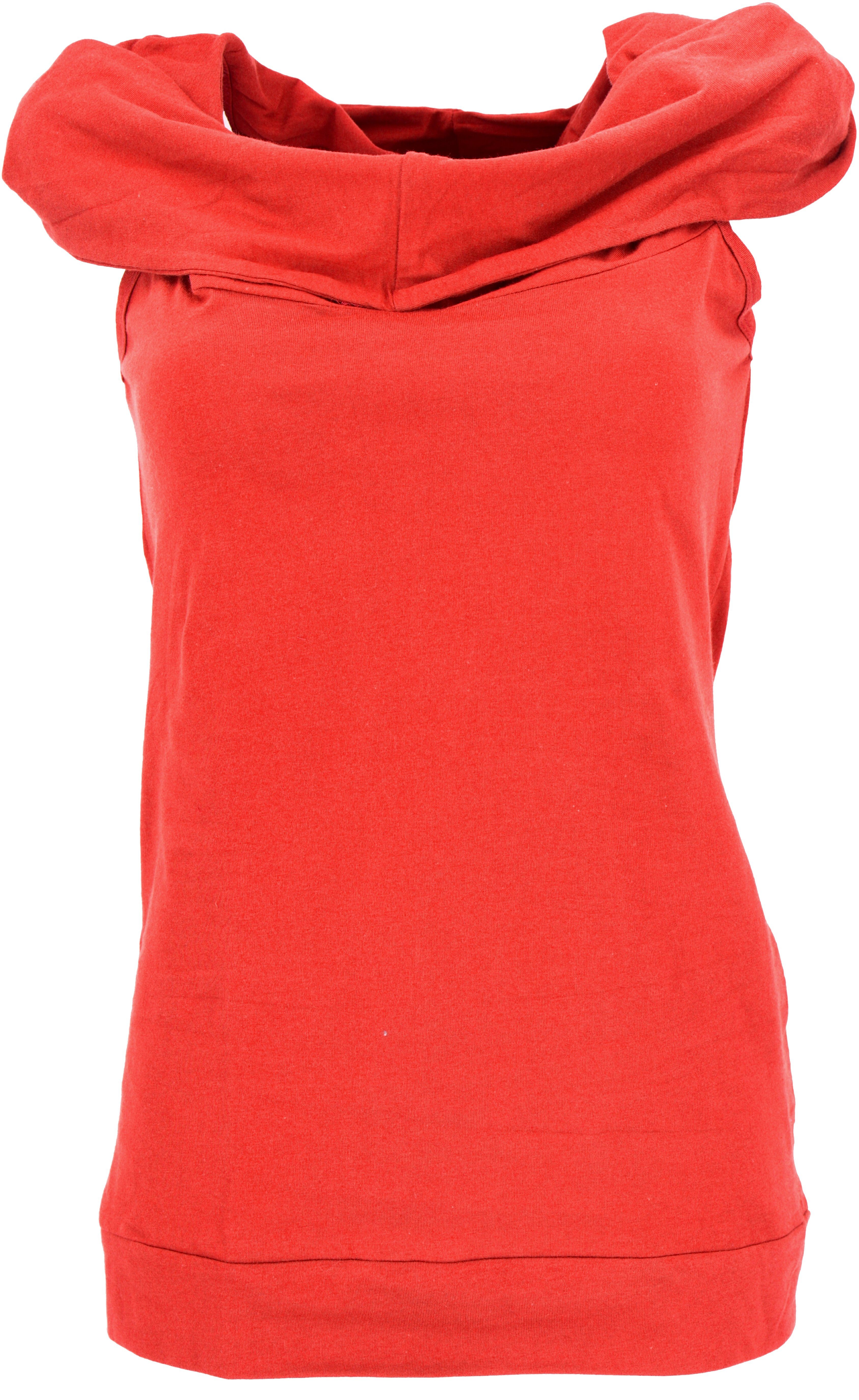 Guru-Shop T-Shirt Kapuzen Tank Top, Goa Festivaltop aus.. Festival, Ethno Style, Psychedelic, alternative Bekleidung