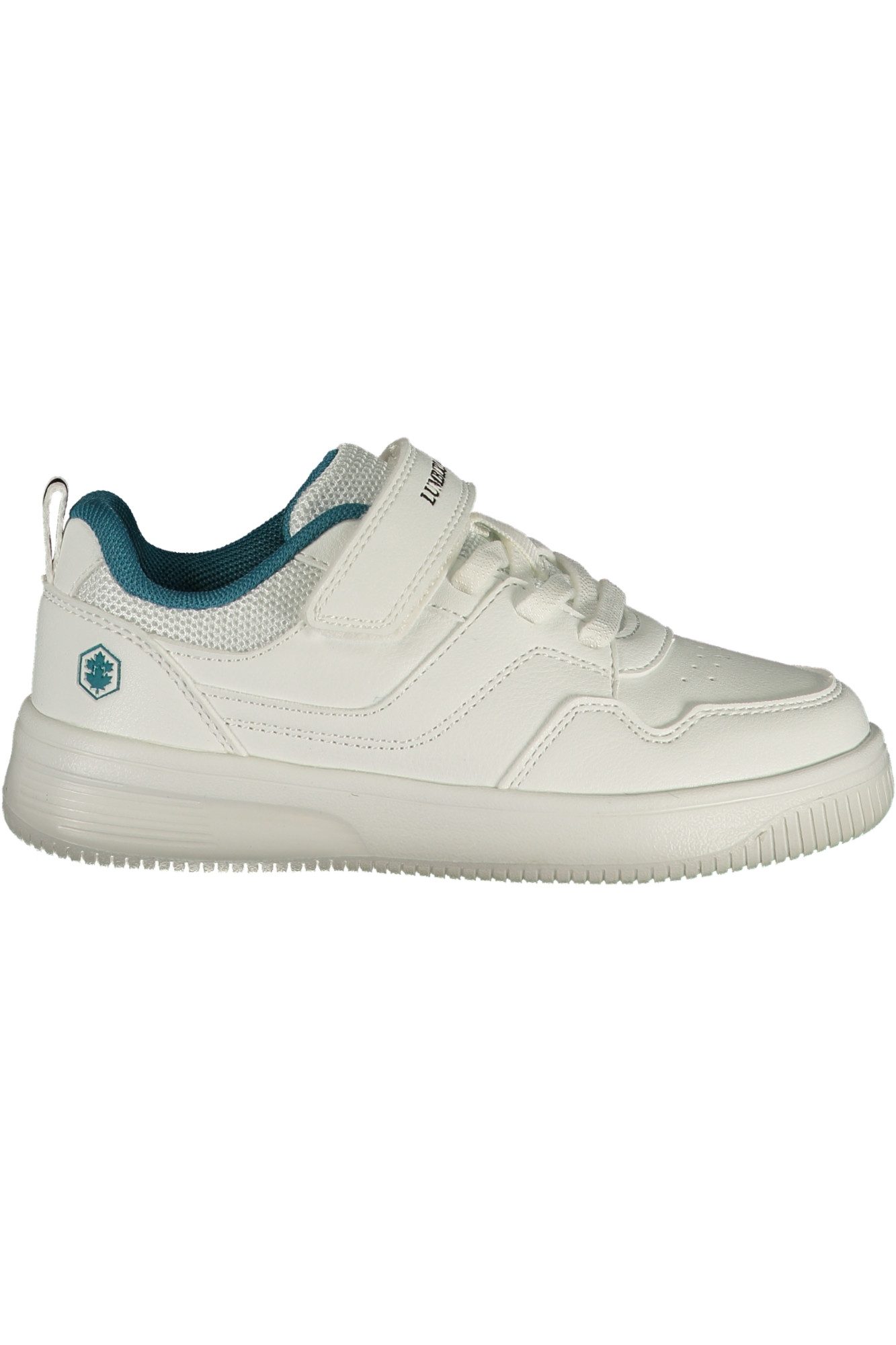 LUMBERJACK Sneaker Kinder-Sportschuh weiß mit Klett, elastischen