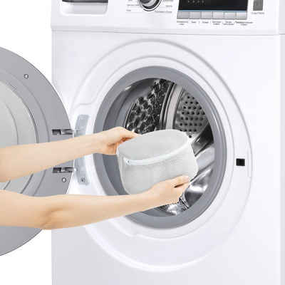 OCEAN HOME Wäschesäckchen »Robuste Wäschebeutel 3er Set Wäschetasche, Wiederverwendbare Wäschesäcke für Waschmaschinen, Wäschenetz für Waschmaschine, Laundry Bag für empfindliche Kleidung, Bluse, BHs, Socken,«,(3er Set, 3-St), Polyester, schont die Wäsche beim Waschen