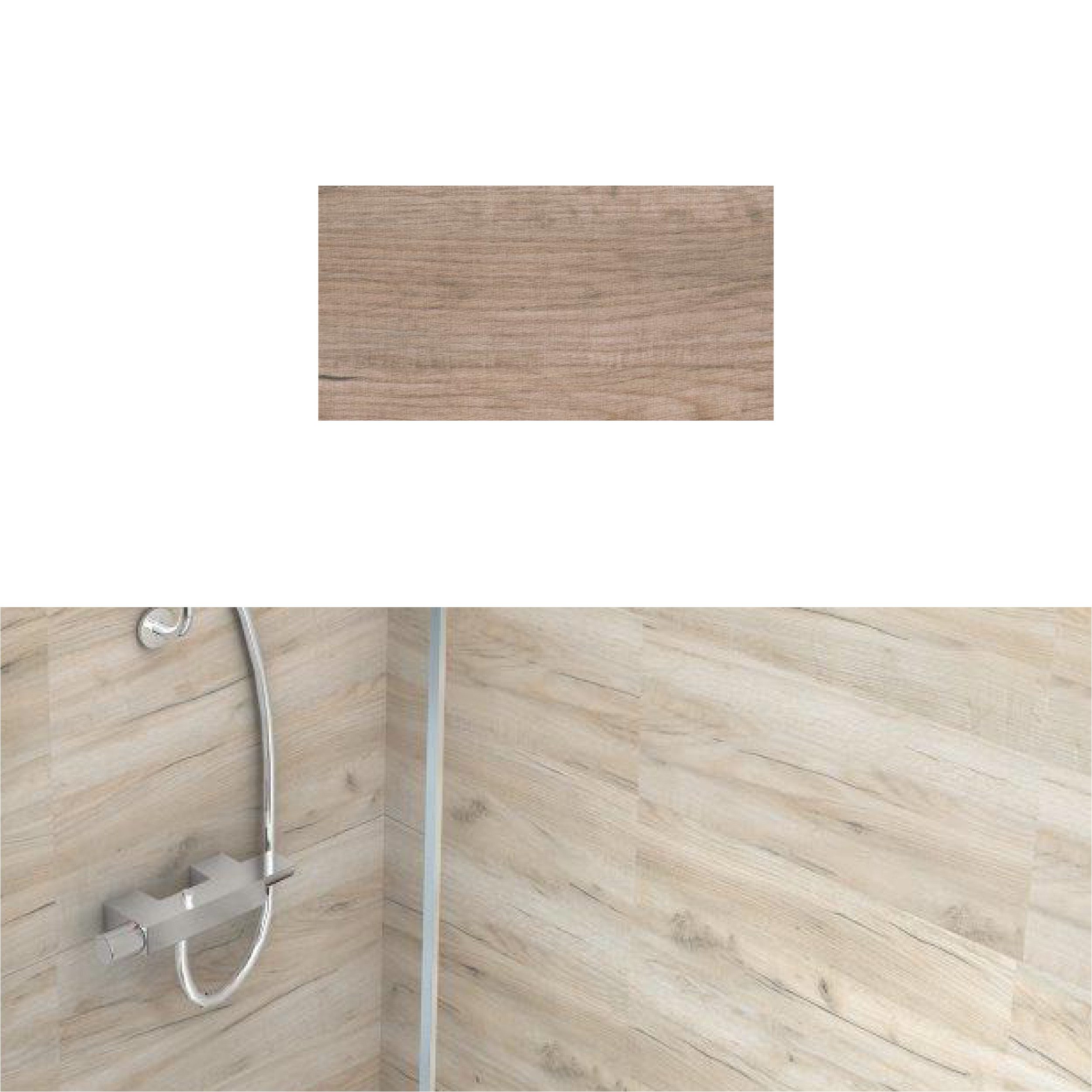 BARIDECOR Wandpaneel wasserfeste Wandfliese selbstklebend, BxL: 60x30 cm, 0,18 qm, (Packung mit 1,62 qm, Versandkostenfreie Lieferung) 9 Fliesen/Karton, inkl. Klebestreifen, wasserresistent