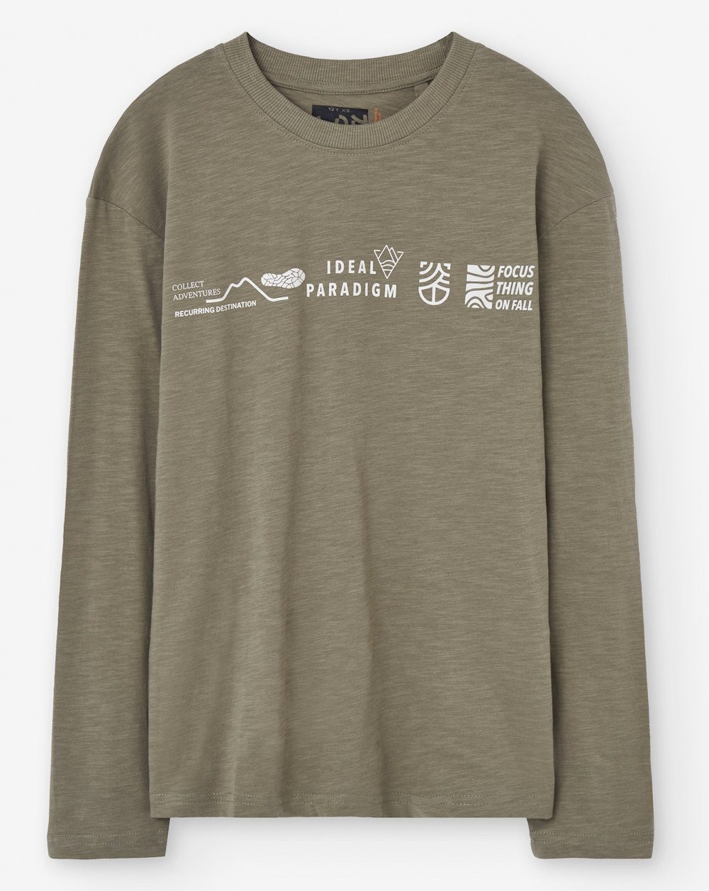 LOSAN Langarmshirt Losan Jungen Langarmshirt ideal paradigm dark green (1-tlg)