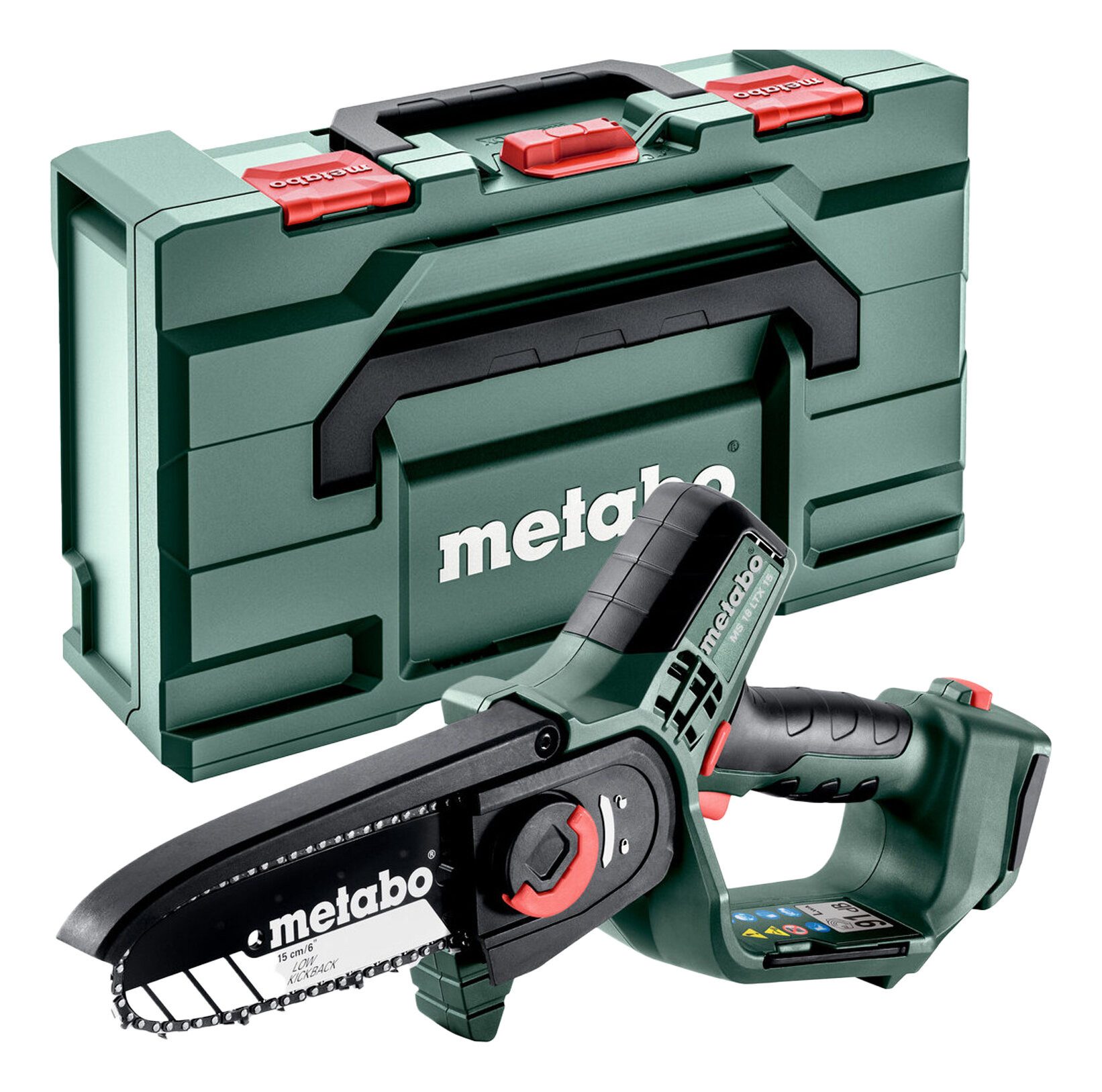 metabo Akku-Astschere MS 18 LTX, Gehölzsäge Ohne Akku in MetaBox 145 L
