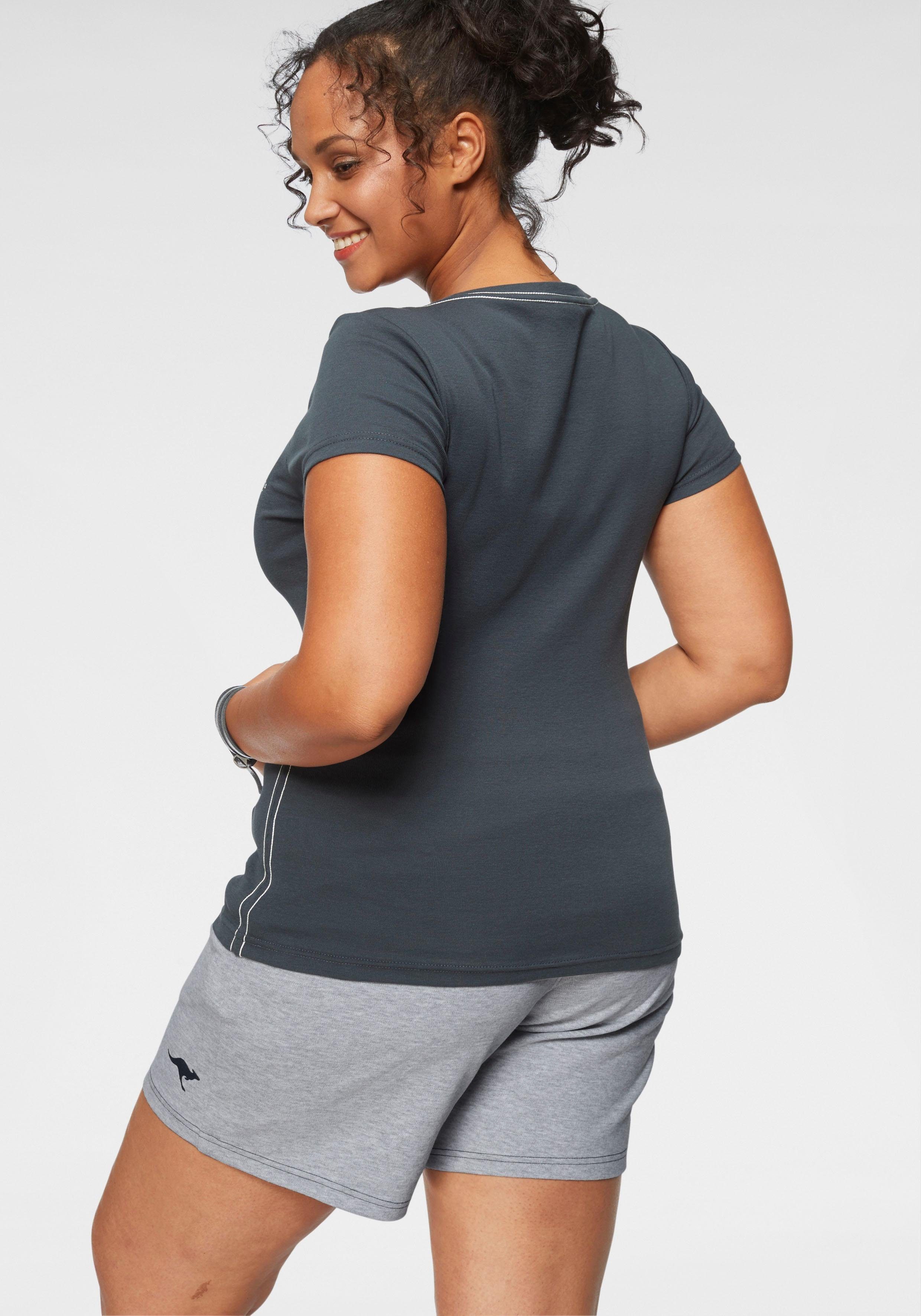 KangaROOS T-Shirt Kurzarm, sehr figurbetonte Passform günstig online kaufen