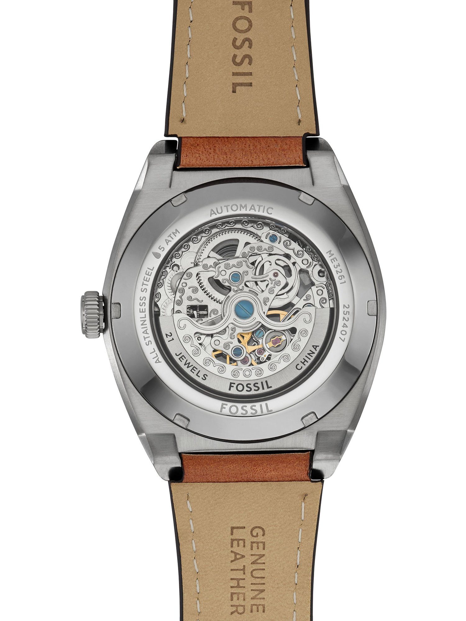 Fossil Quarzuhr Fossil Herren-Uhren Analog Automatik