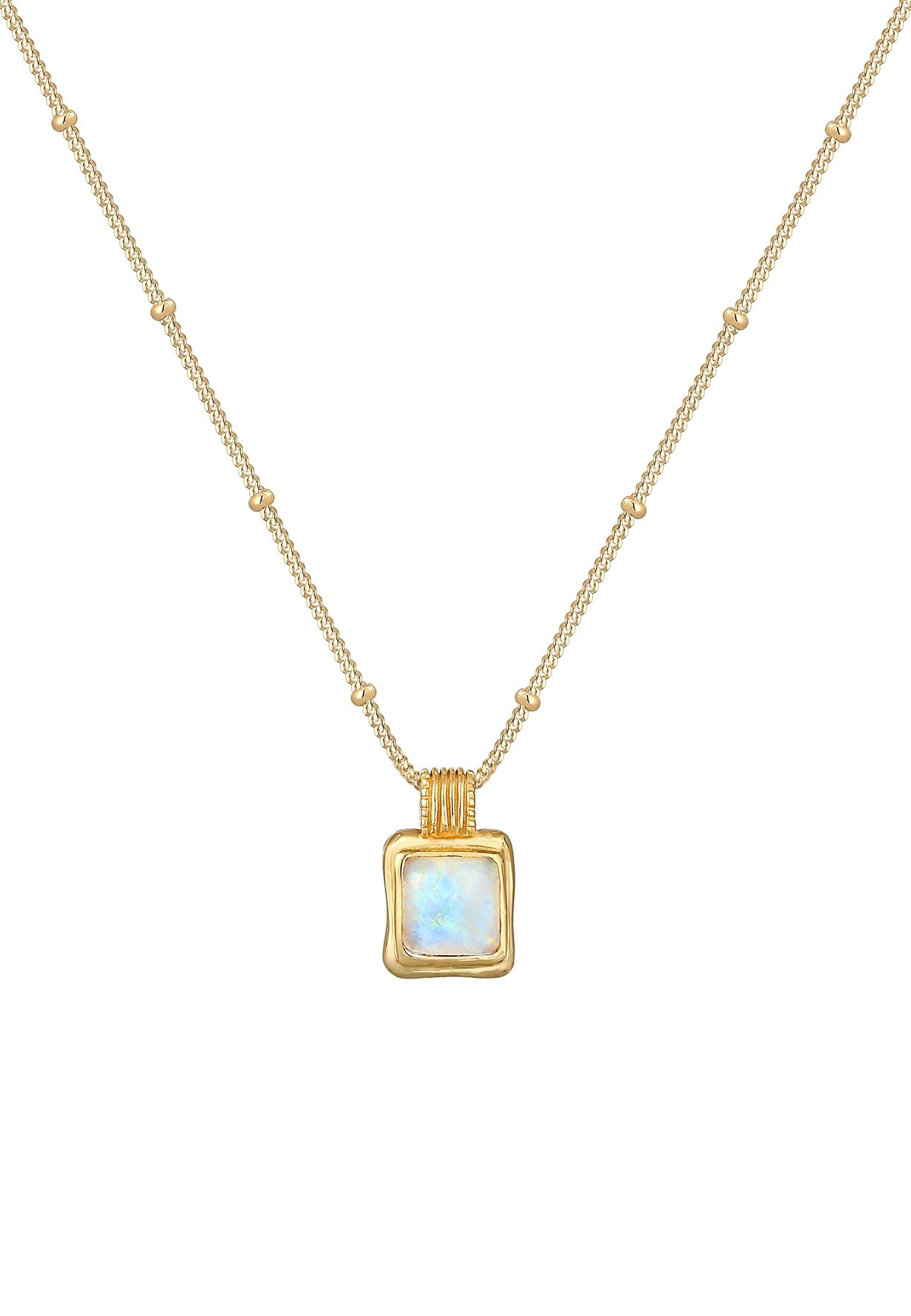 Elli Premium Kette mit Anhänger Mondstein günstig online kaufen
